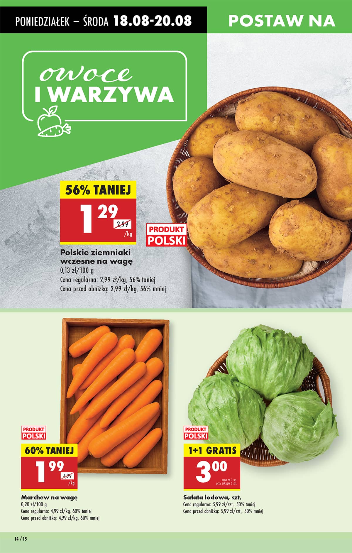 Biedronka - Biedronki niskie ceny P oferta od 18.08 16 puslapis