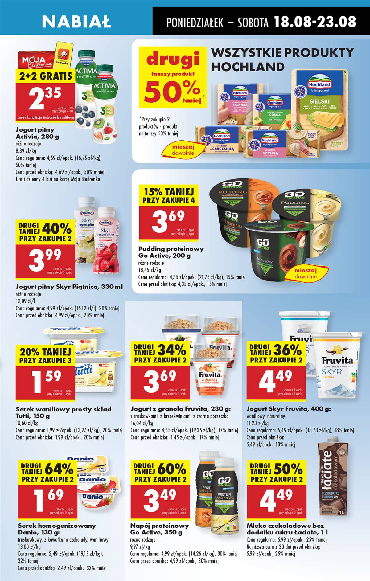 Biedronka - Biedronki niskie ceny P oferta od 18.08 35 puslapis