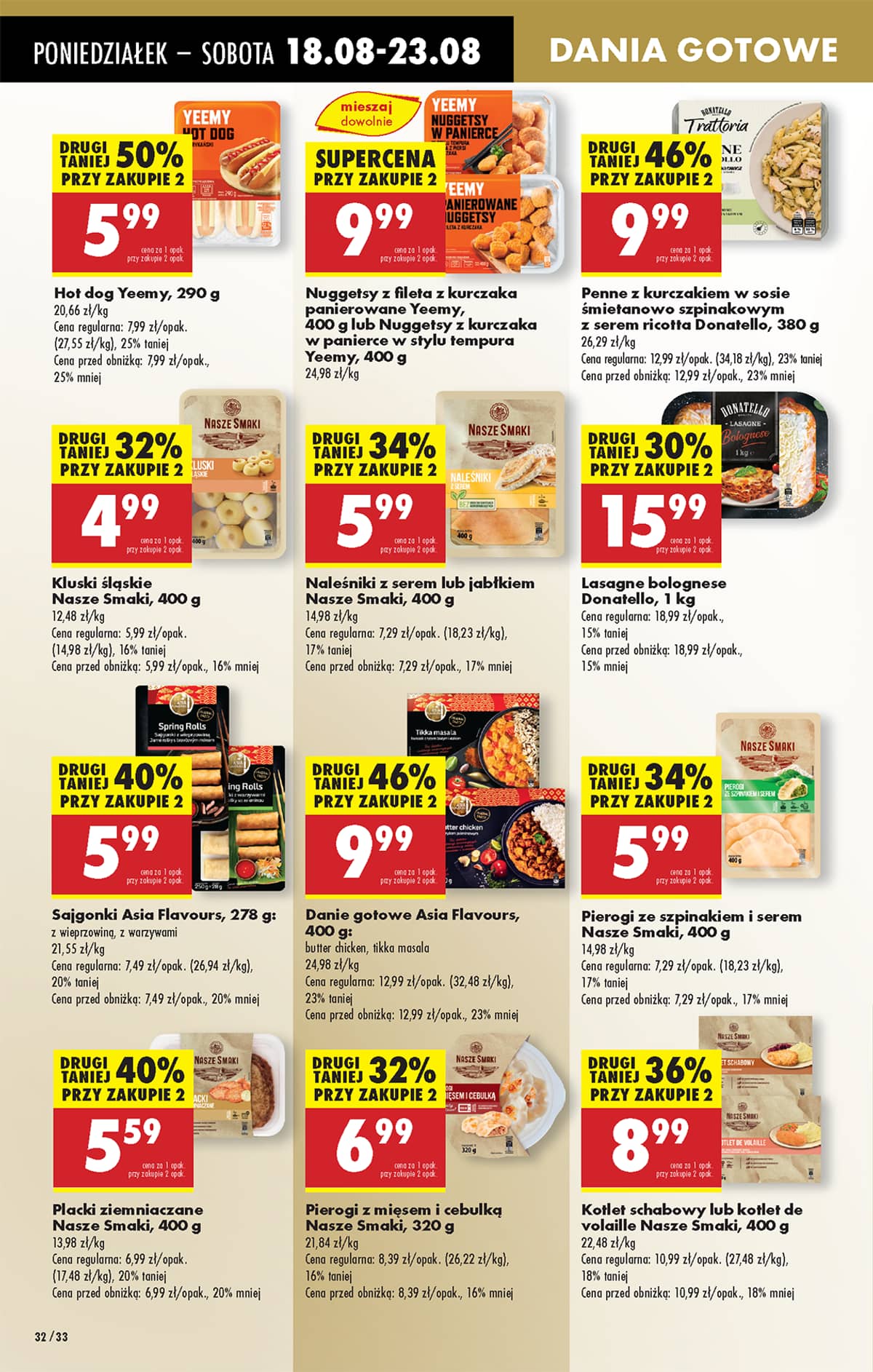 Biedronka - Biedronki niskie ceny P oferta od 18.08 38 puslapis