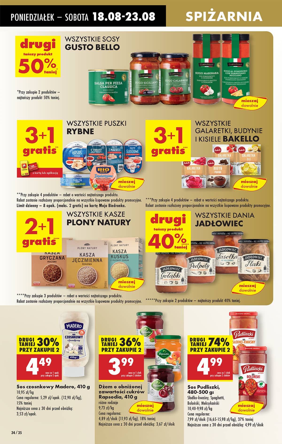Biedronka - Biedronki niskie ceny P oferta od 18.08 40 puslapis