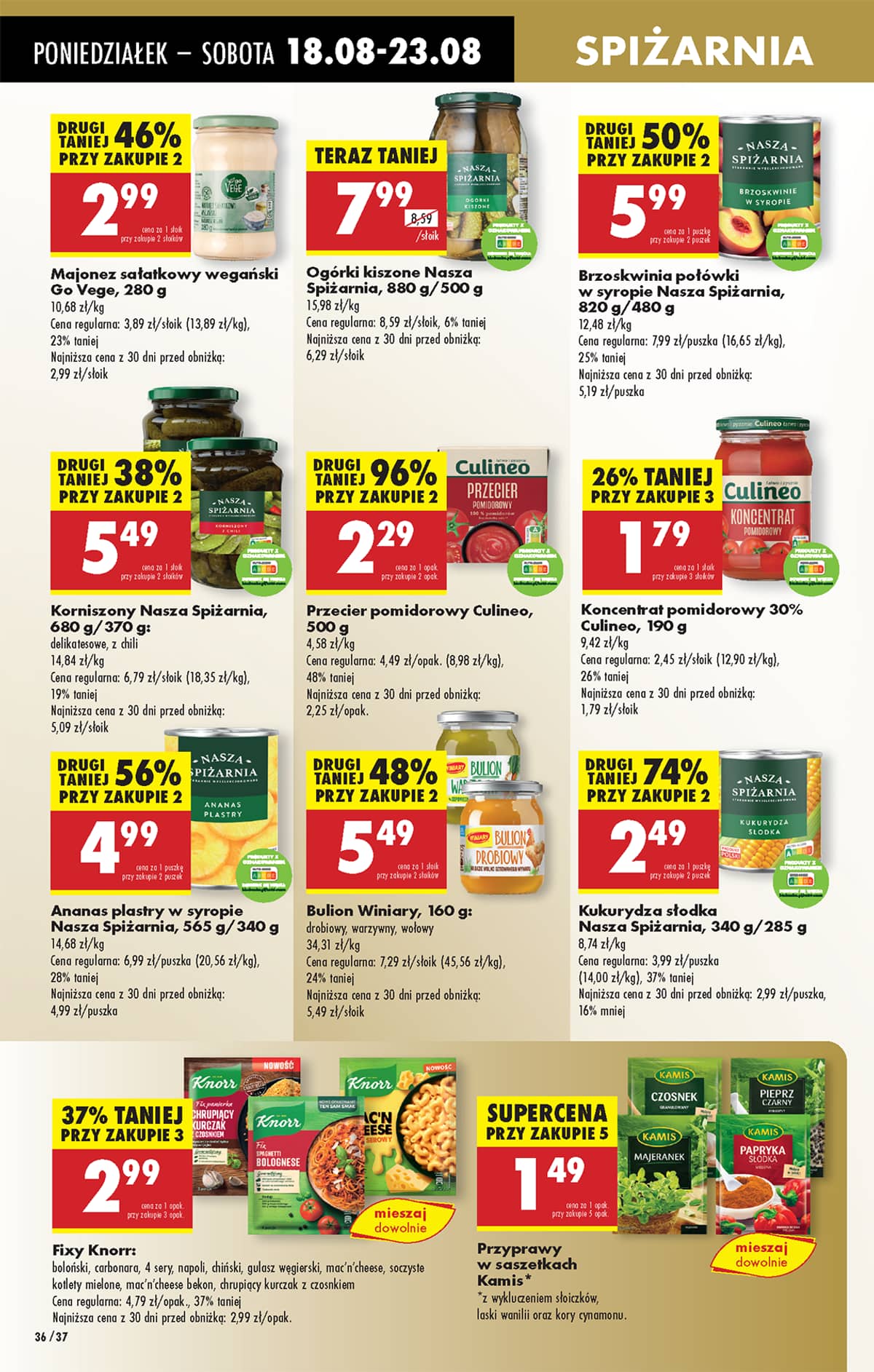 Biedronka - Biedronki niskie ceny P oferta od 18.08 42 puslapis