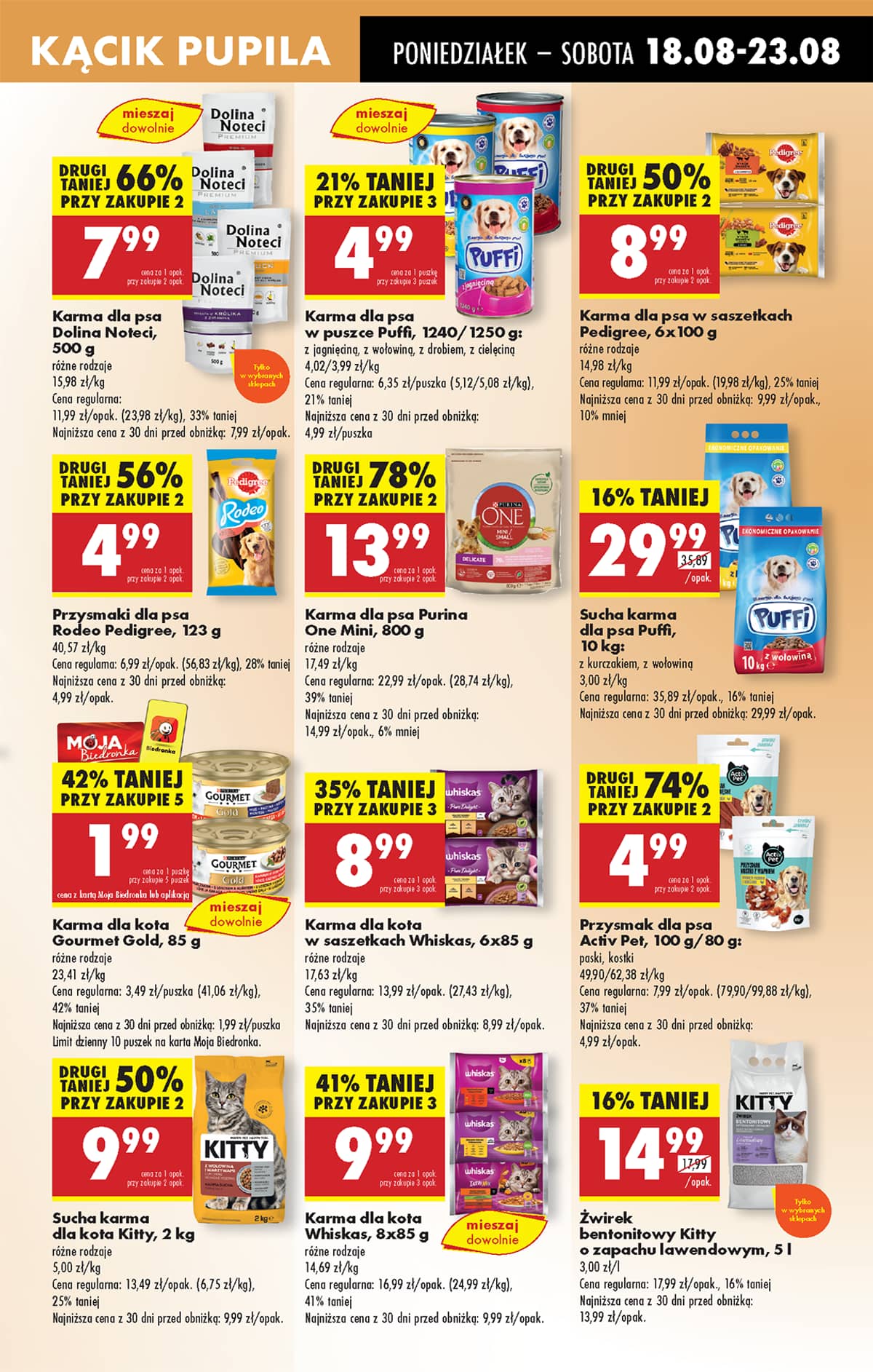 Biedronka - Biedronki niskie ceny P oferta od 18.08 67 puslapis