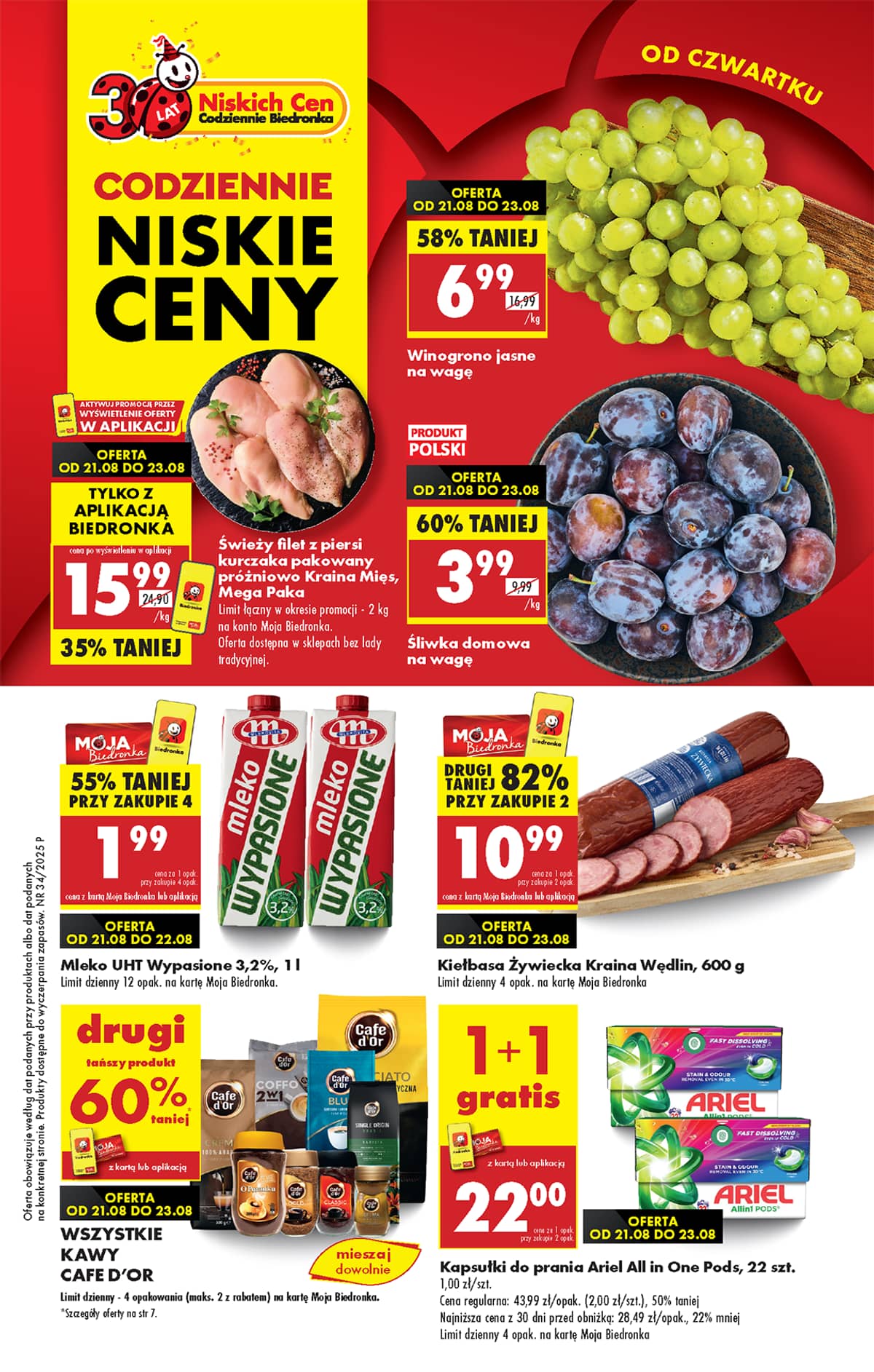 Biedronka - Biedronki niskie ceny P oferta od 21.08 1 puslapis