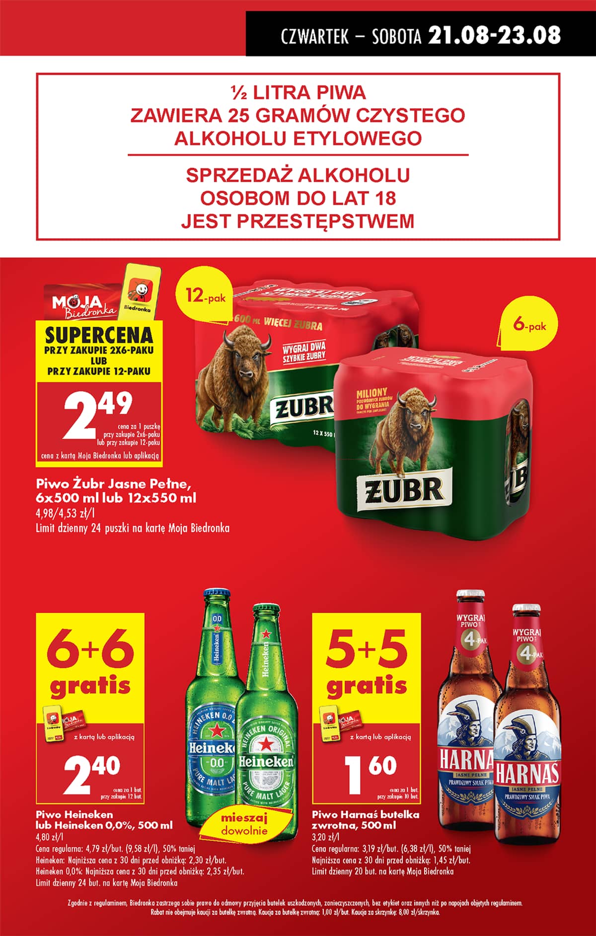 Biedronka - Biedronki niskie ceny P oferta od 21.08 11 puslapis