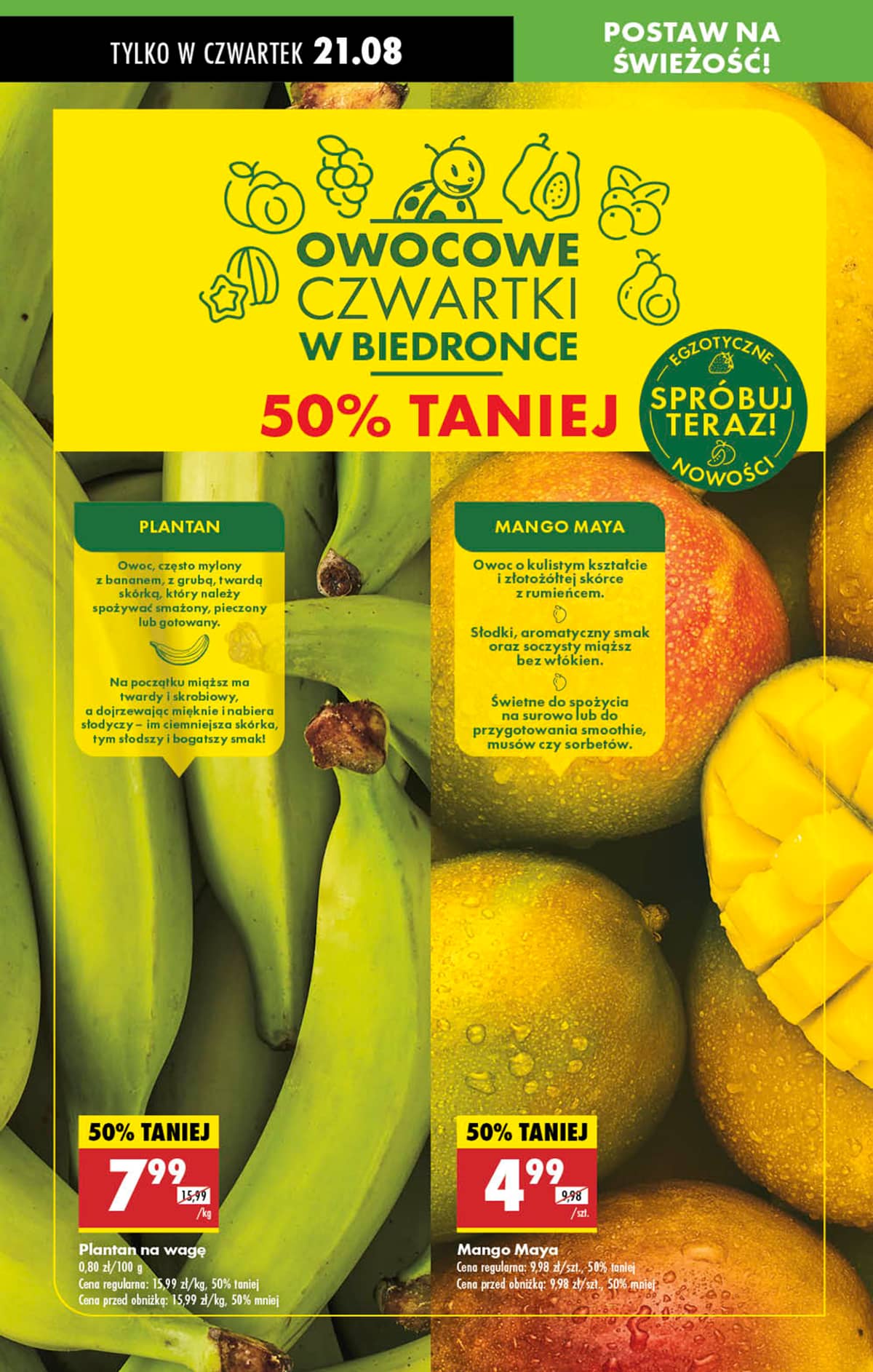Biedronka - Biedronki niskie ceny P oferta od 21.08 17 puslapis