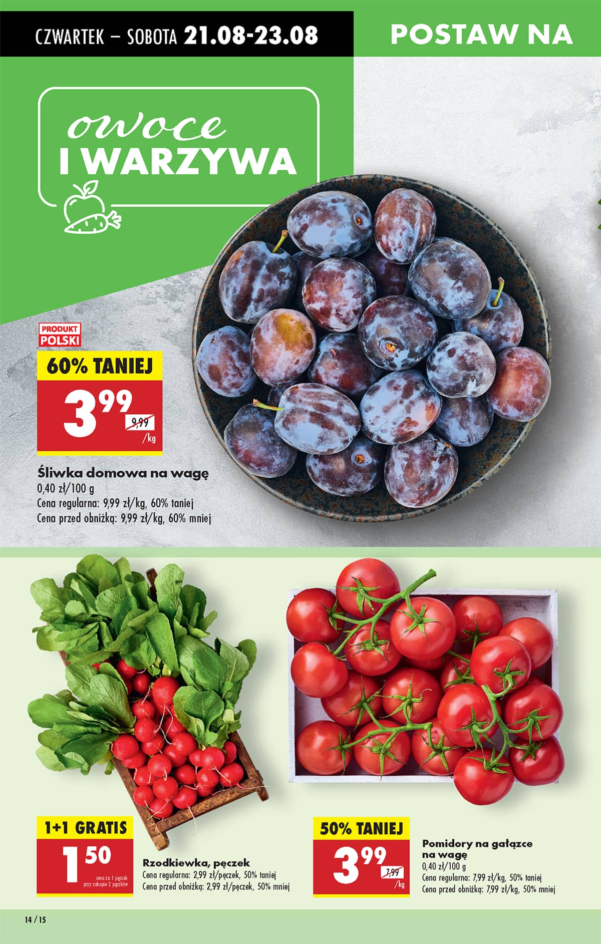 Biedronka - Biedronki niskie ceny P oferta od 21.08 18 puslapis