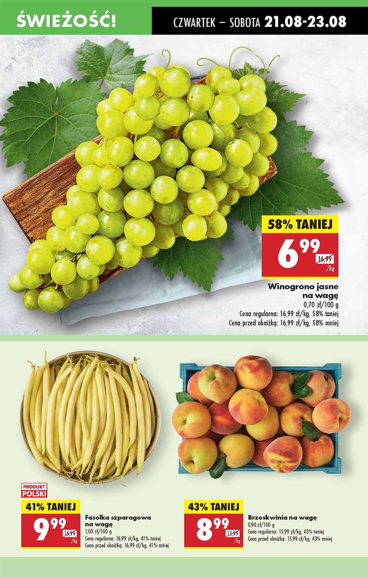 Biedronka - Biedronki niskie ceny P oferta od 21.08 19 puslapis