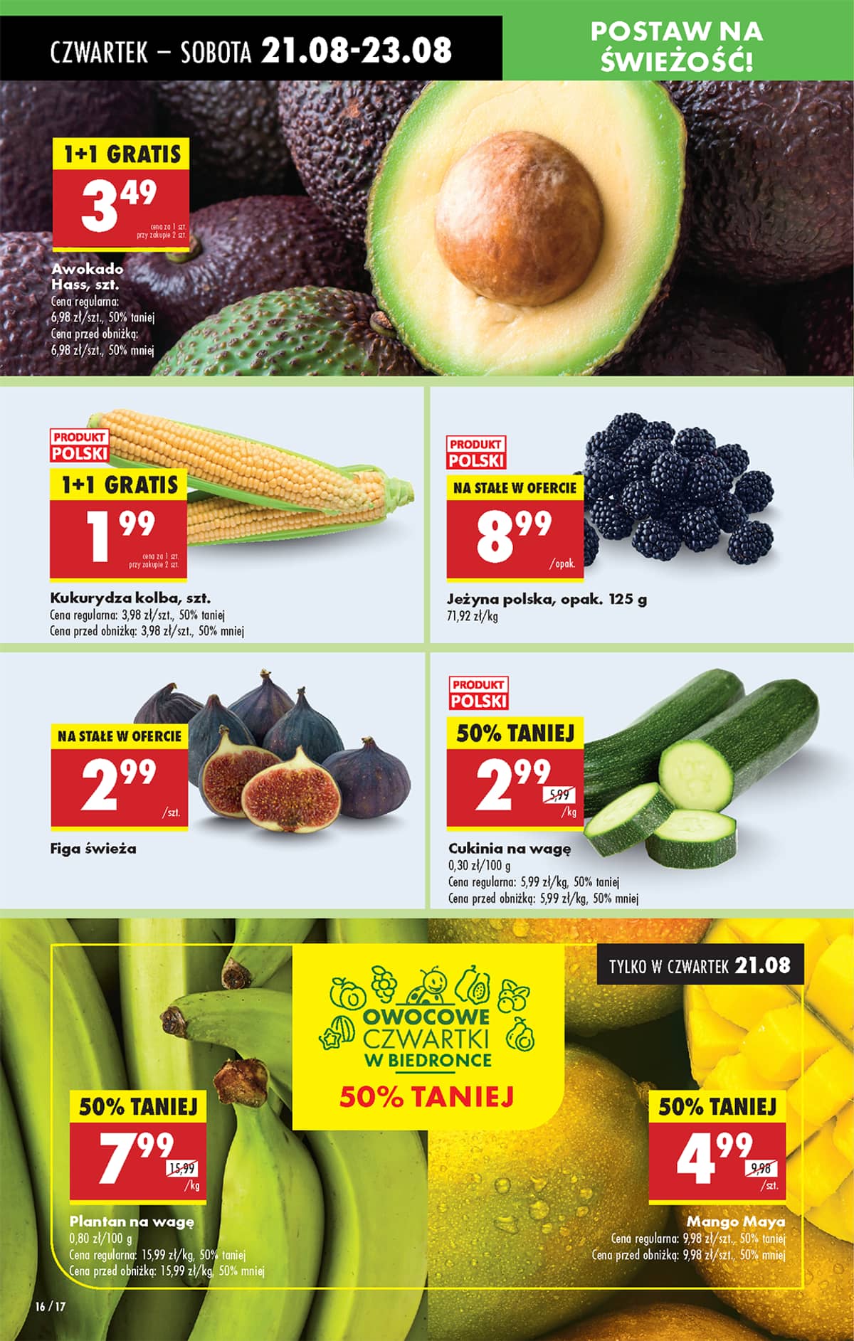 Biedronka - Biedronki niskie ceny P oferta od 21.08 20 puslapis