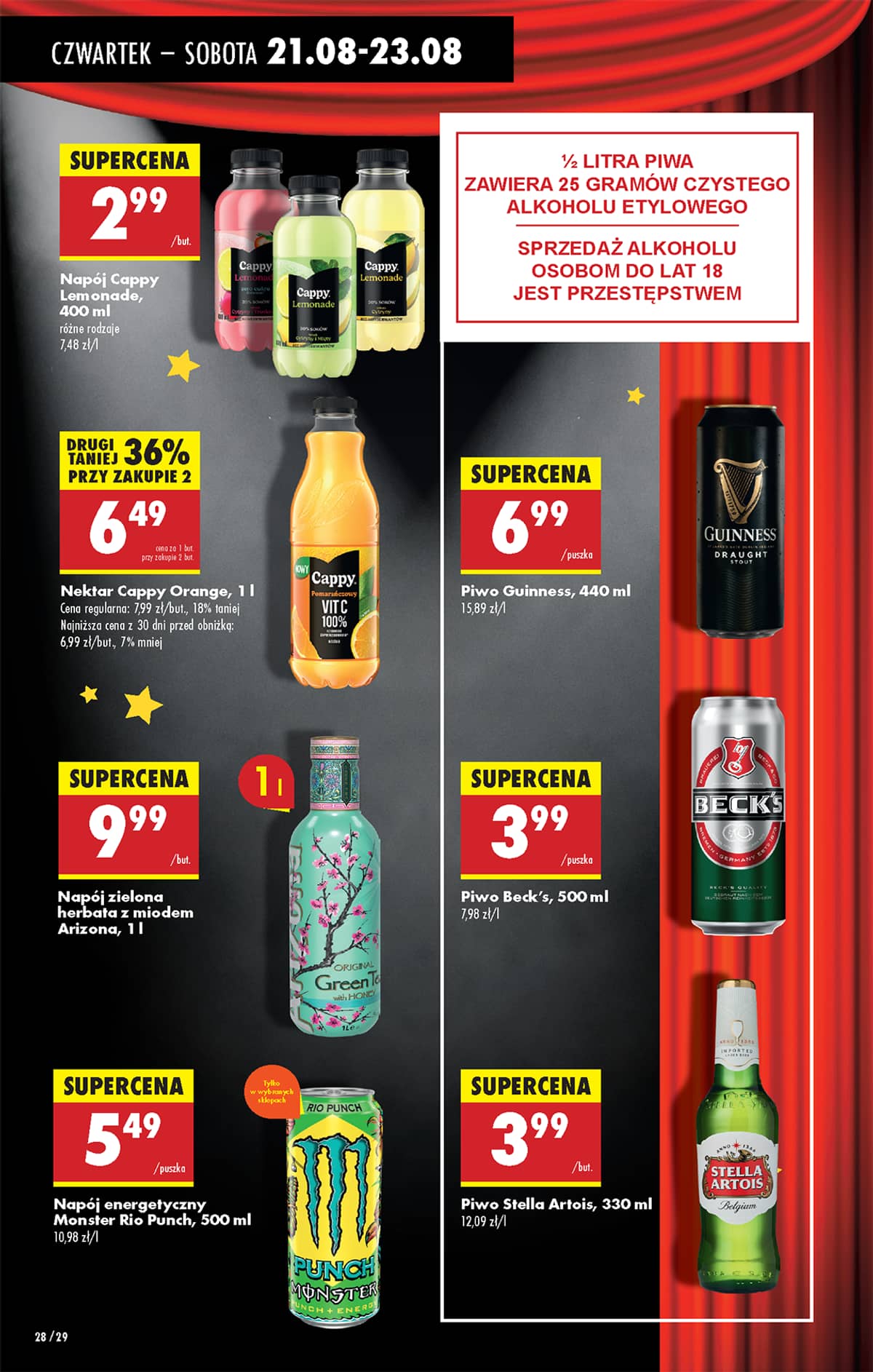 Biedronka - Biedronki niskie ceny P oferta od 21.08 32 puslapis