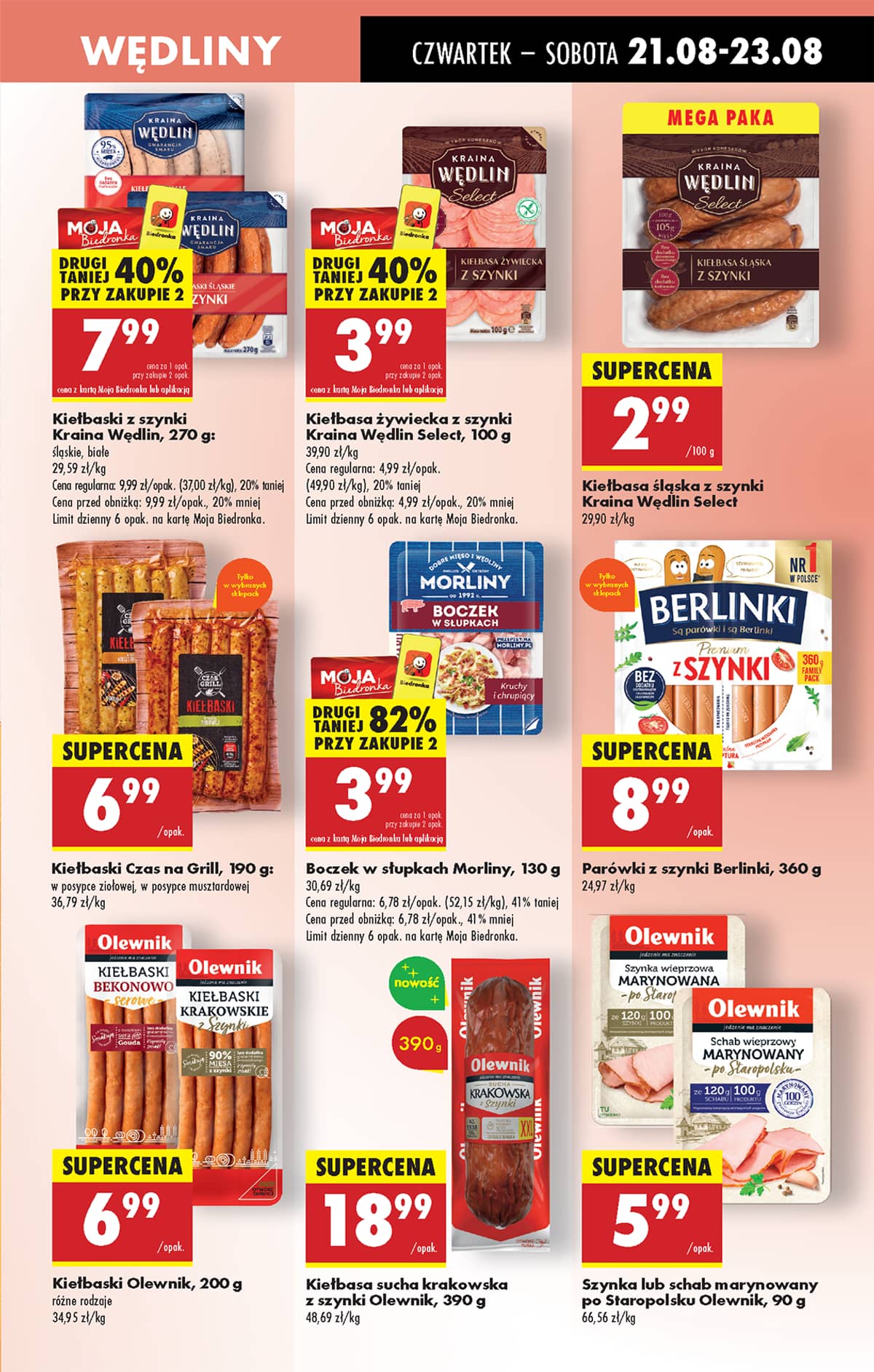 Biedronka - Biedronki niskie ceny P oferta od 21.08 35 puslapis