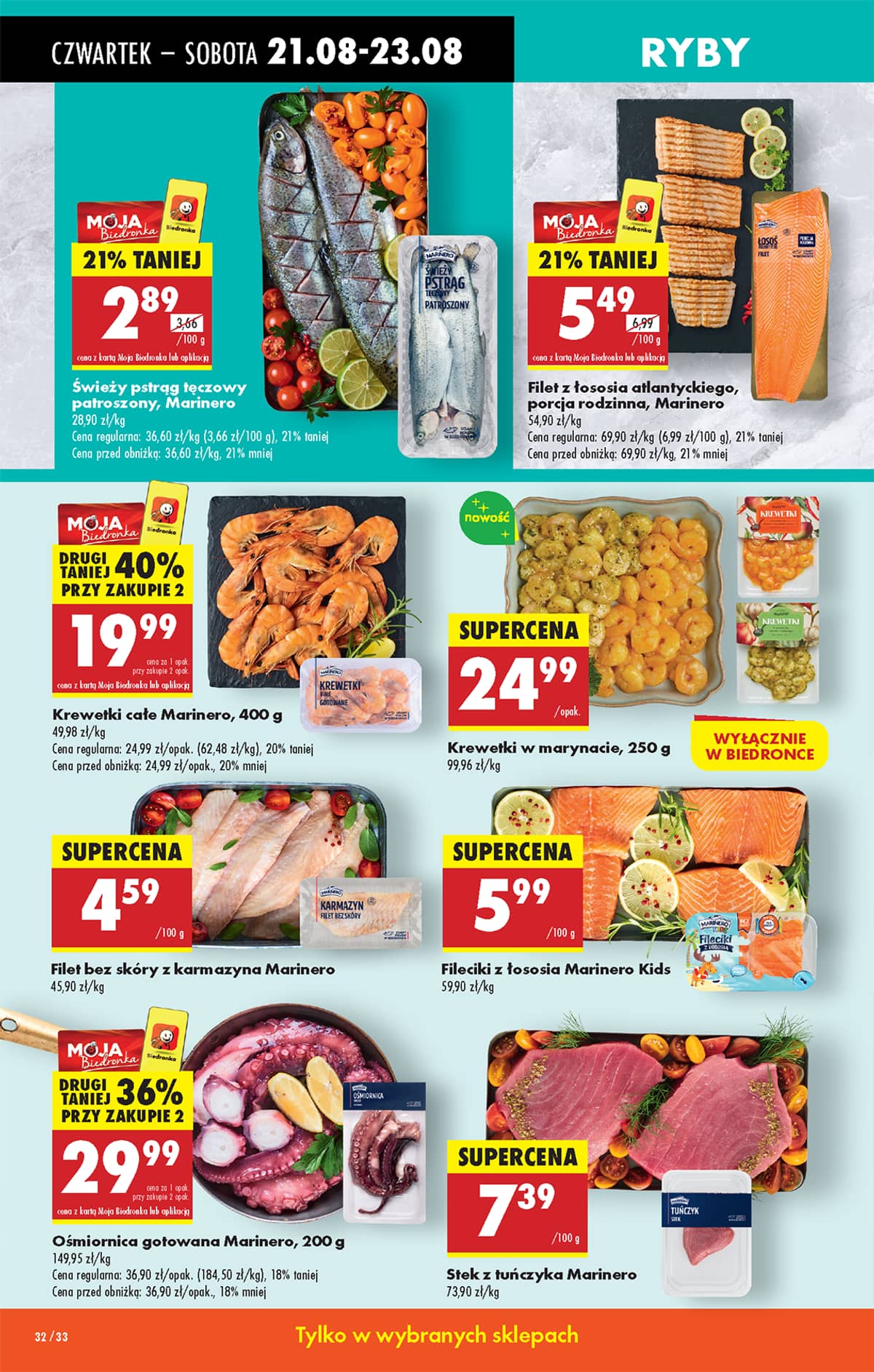 Biedronka - Biedronki niskie ceny P oferta od 21.08 36 puslapis