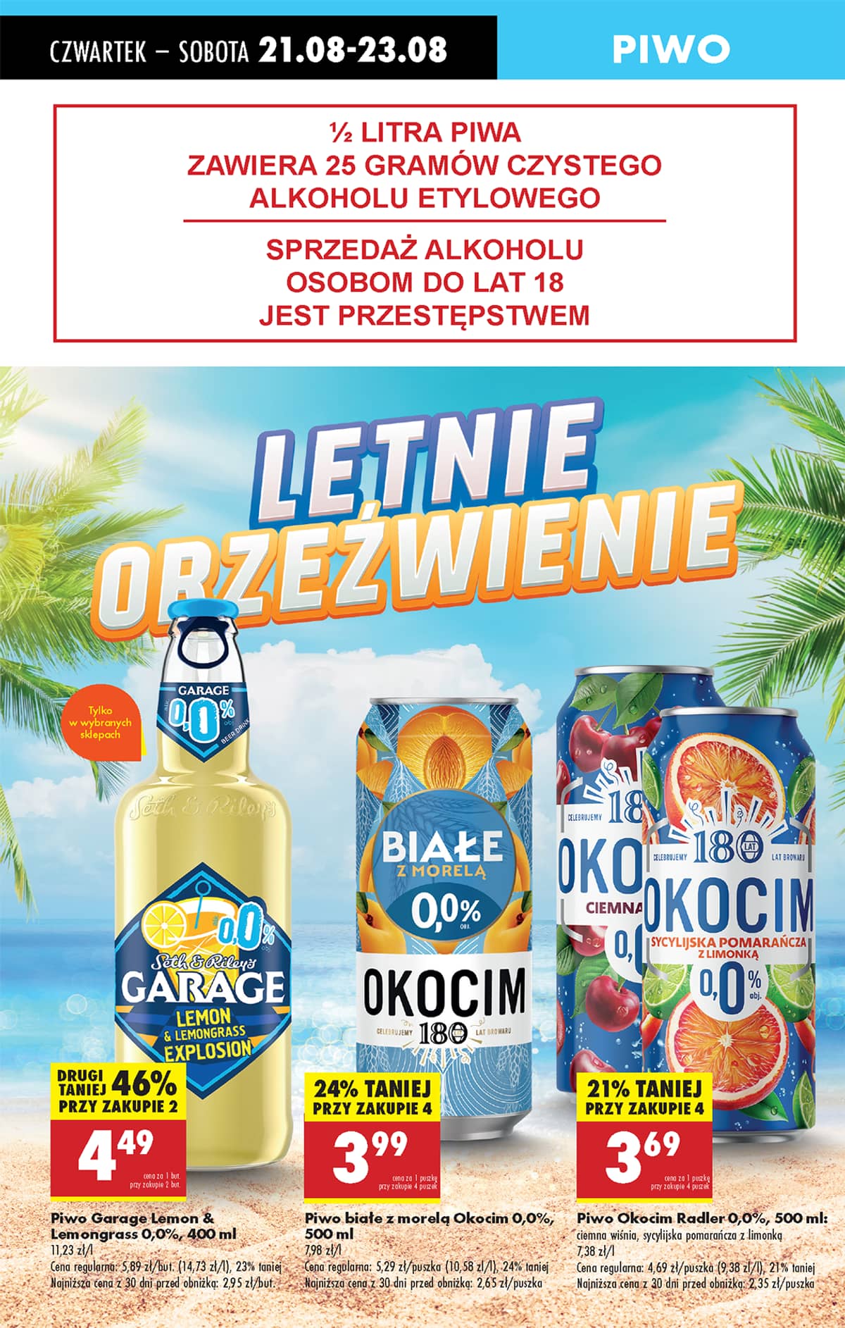Biedronka - Biedronki niskie ceny P oferta od 21.08 49 puslapis