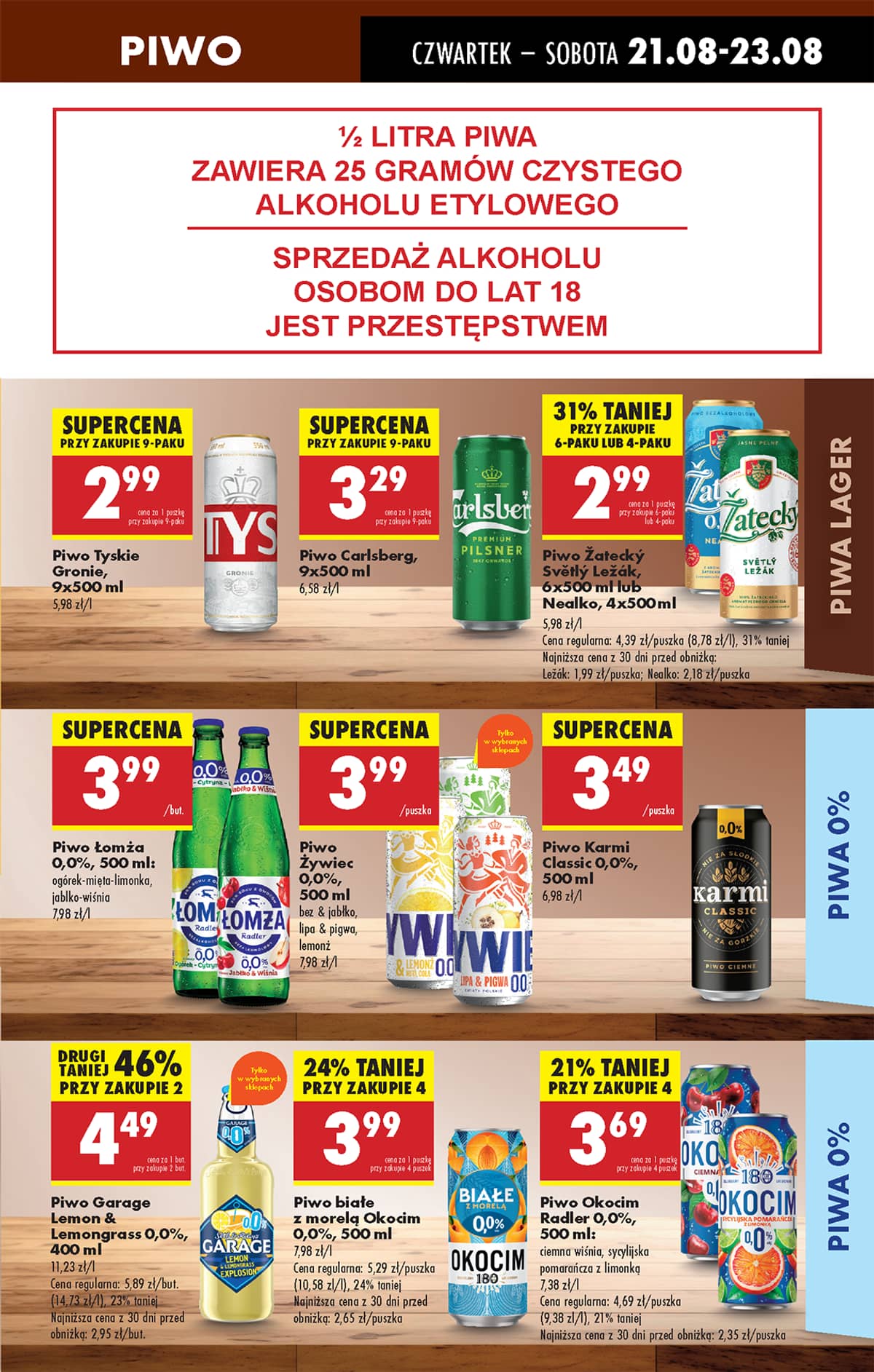 Biedronka - Biedronki niskie ceny P oferta od 21.08 51 puslapis