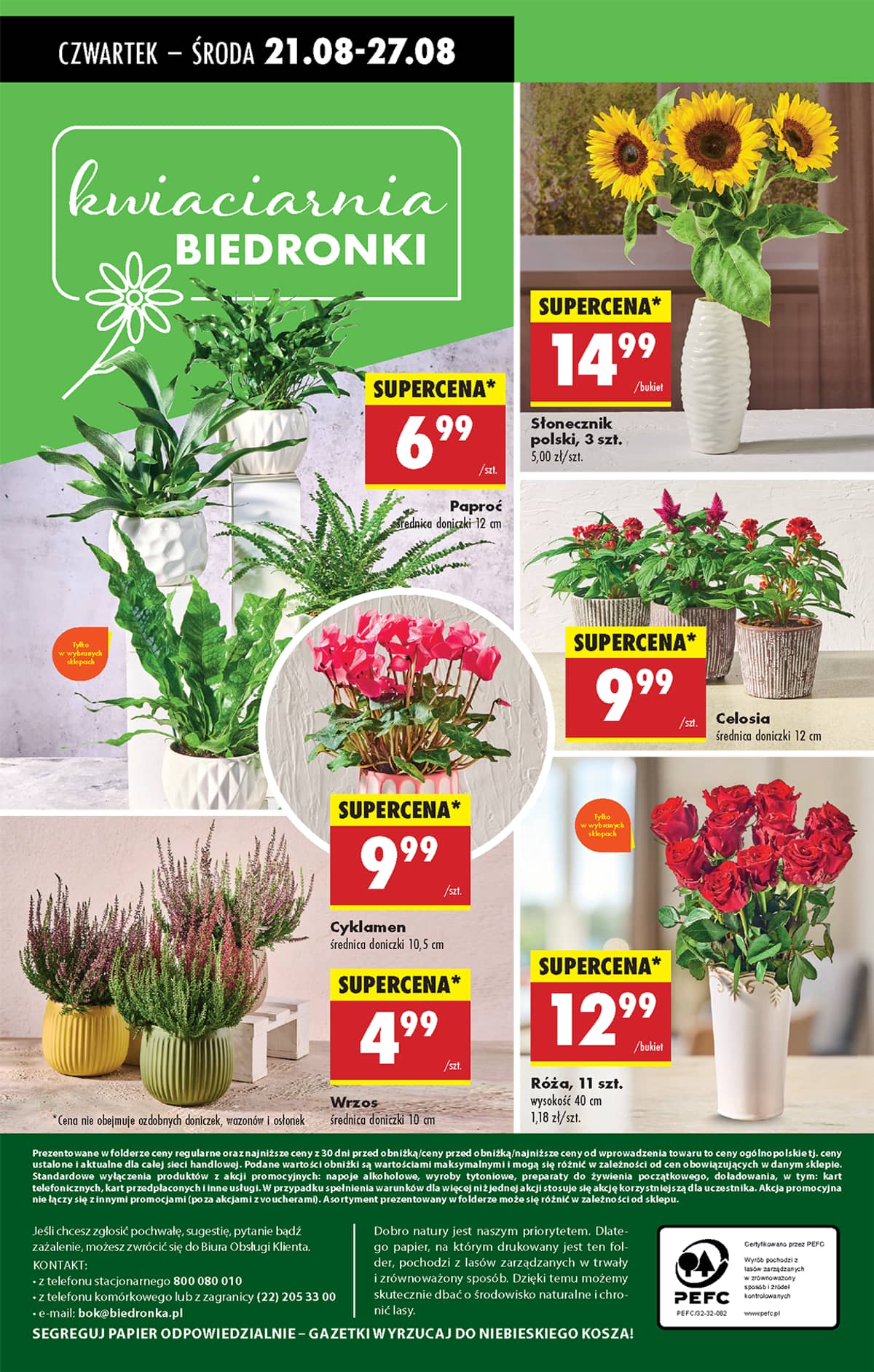 Biedronka - Biedronki niskie ceny P oferta od 21.08 67 puslapis