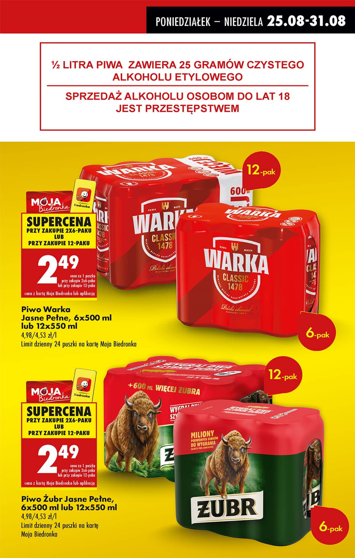 Biedronka - Biedronki niskie ceny P oferta od 25.08 15 puslapis