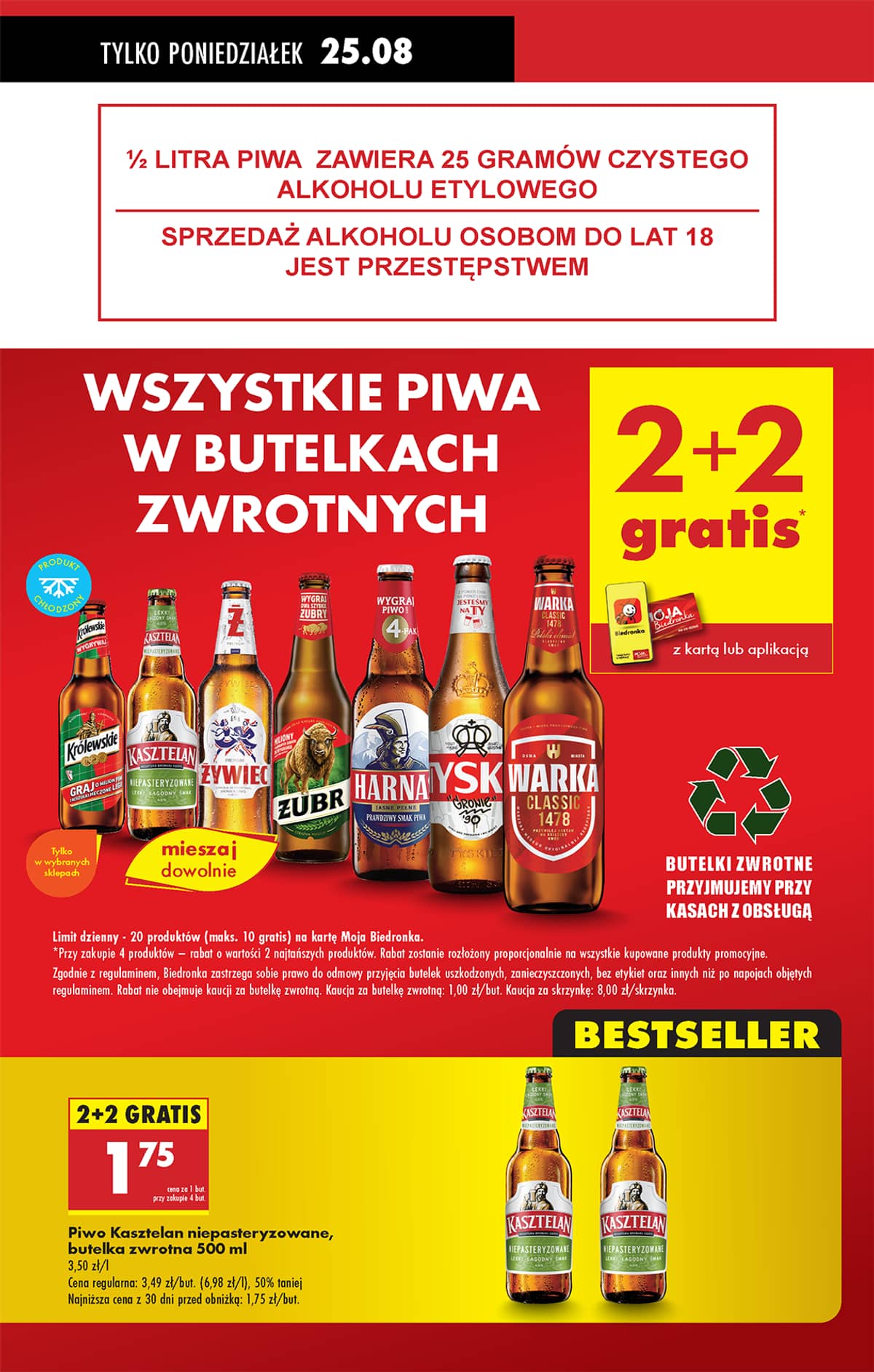 Biedronka - Biedronki niskie ceny P oferta od 25.08 17 puslapis