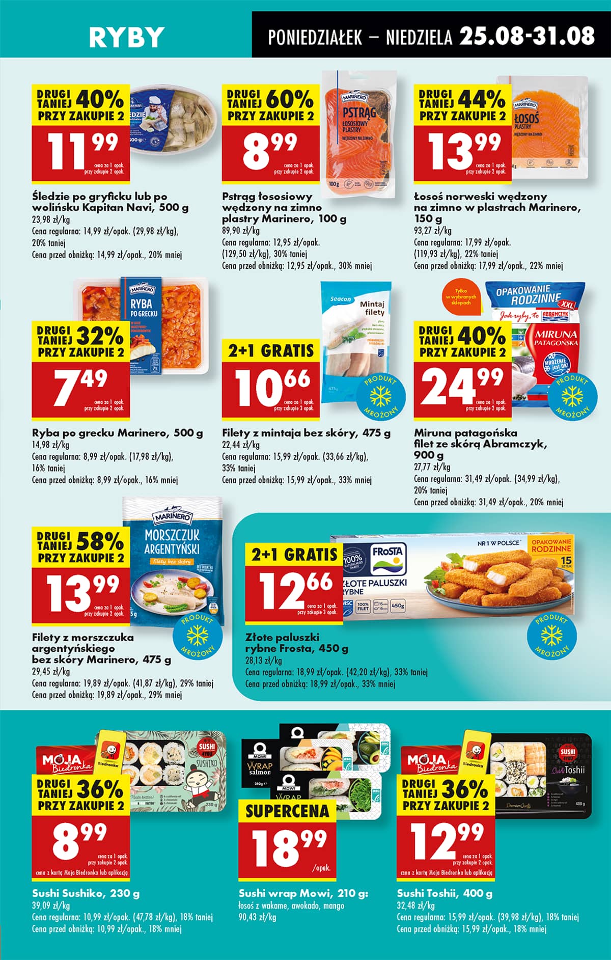 Biedronka - Biedronki niskie ceny P oferta od 25.08 45 puslapis