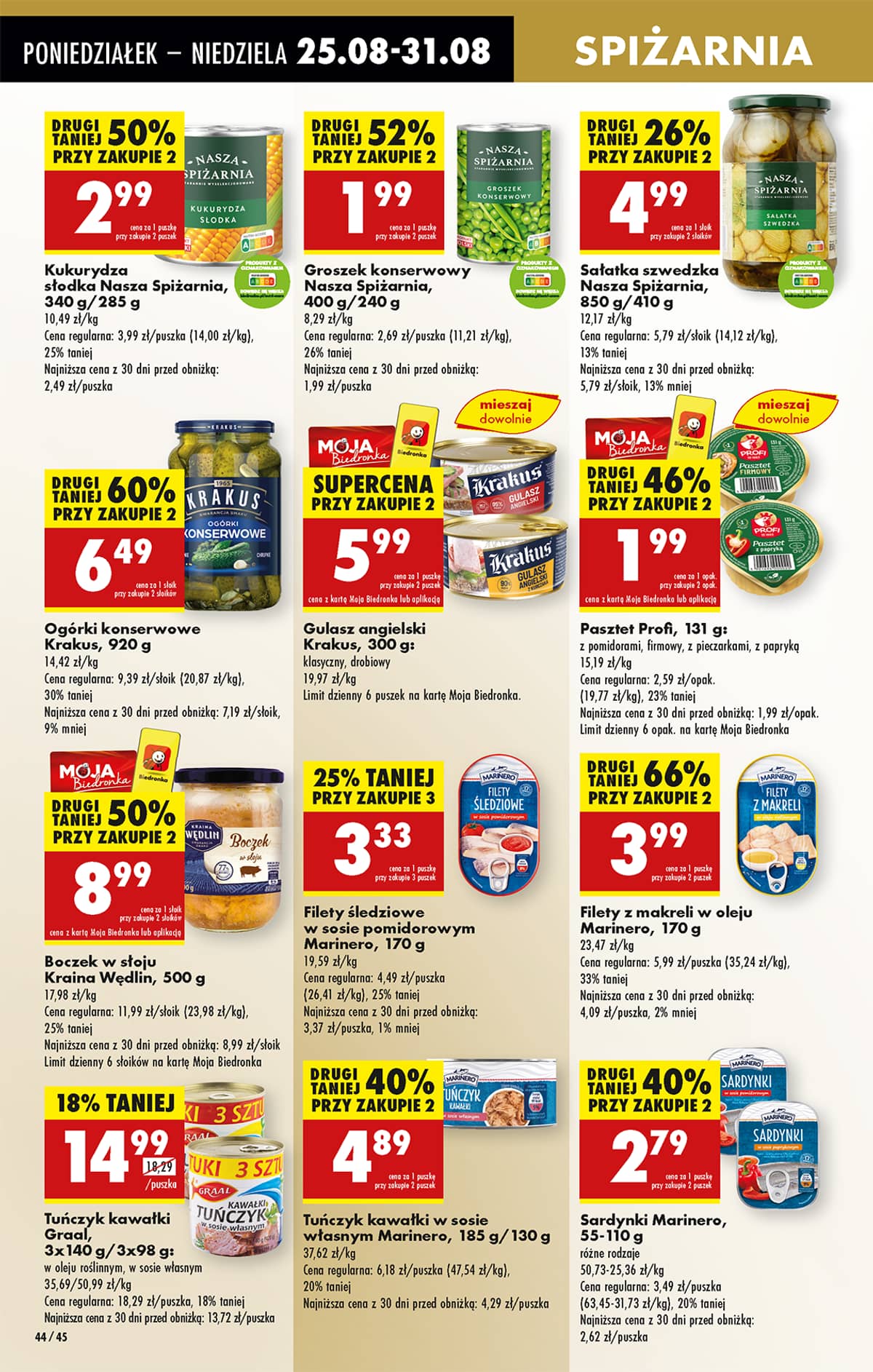 Biedronka - Biedronki niskie ceny P oferta od 25.08 56 puslapis