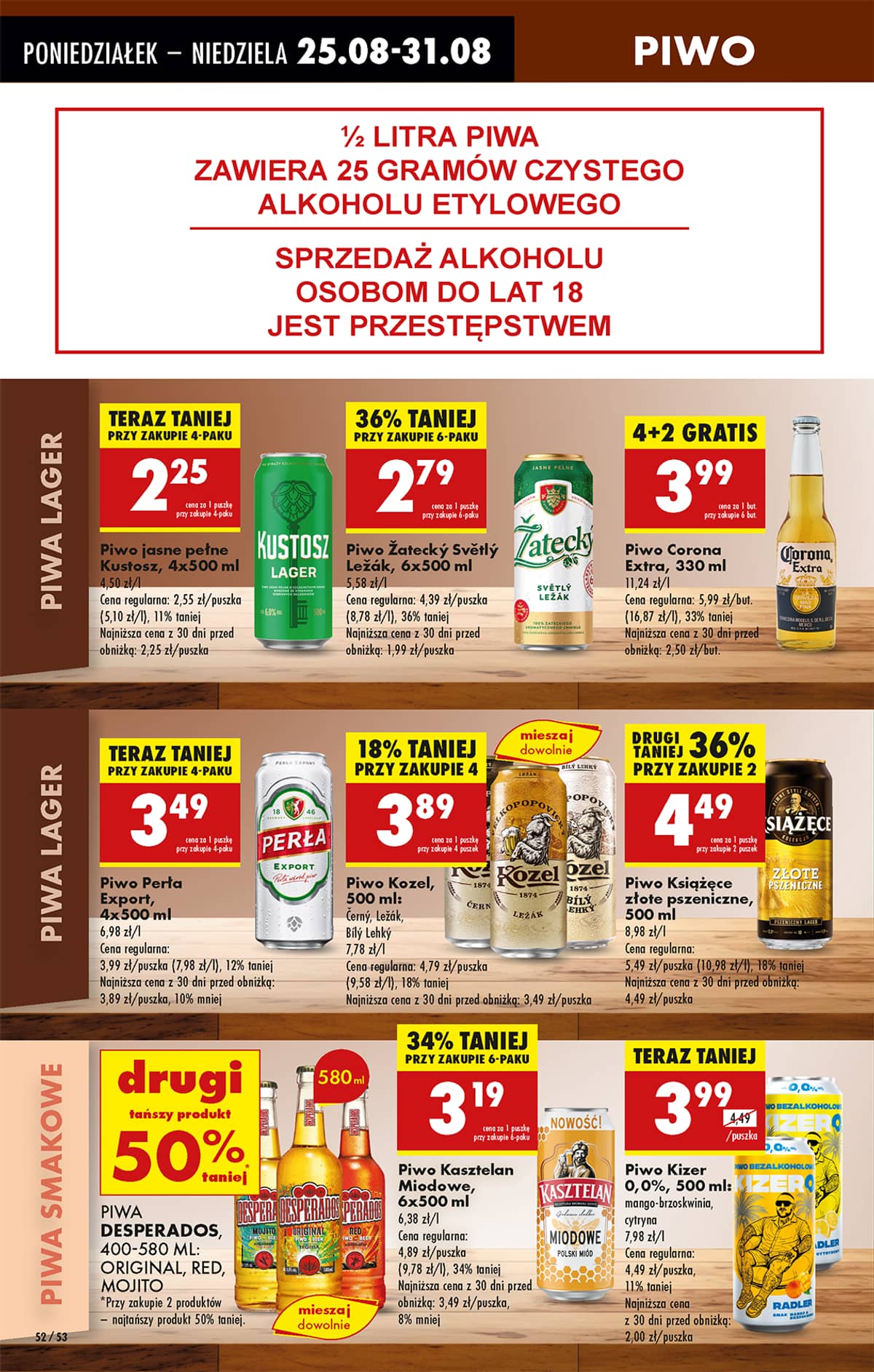 Biedronka - Biedronki niskie ceny P oferta od 25.08 68 puslapis