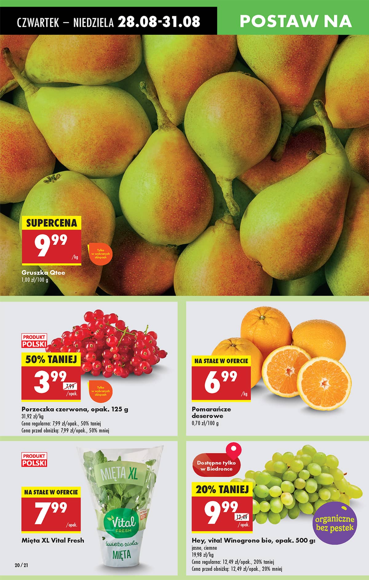 Biedronka - Biedronki niskie ceny P oferta od 28.08 26 puslapis