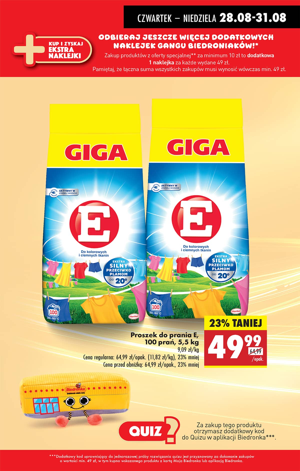 Biedronka - Biedronki niskie ceny P oferta od 28.08 51 puslapis