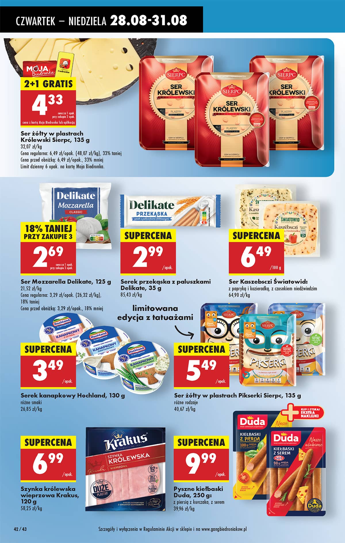 Biedronka - Biedronki niskie ceny P oferta od 28.08 52 puslapis