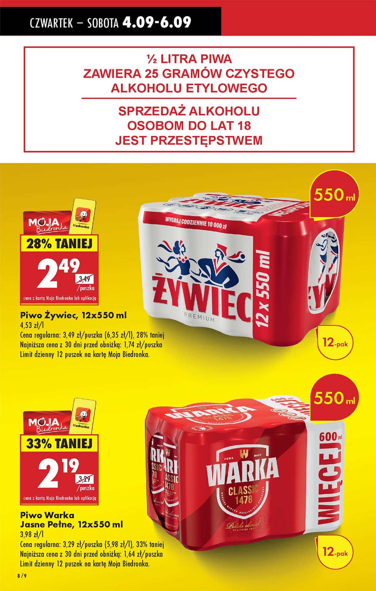Biedronka - Biedronki niskie ceny P oferta od 04.09 10 puslapis