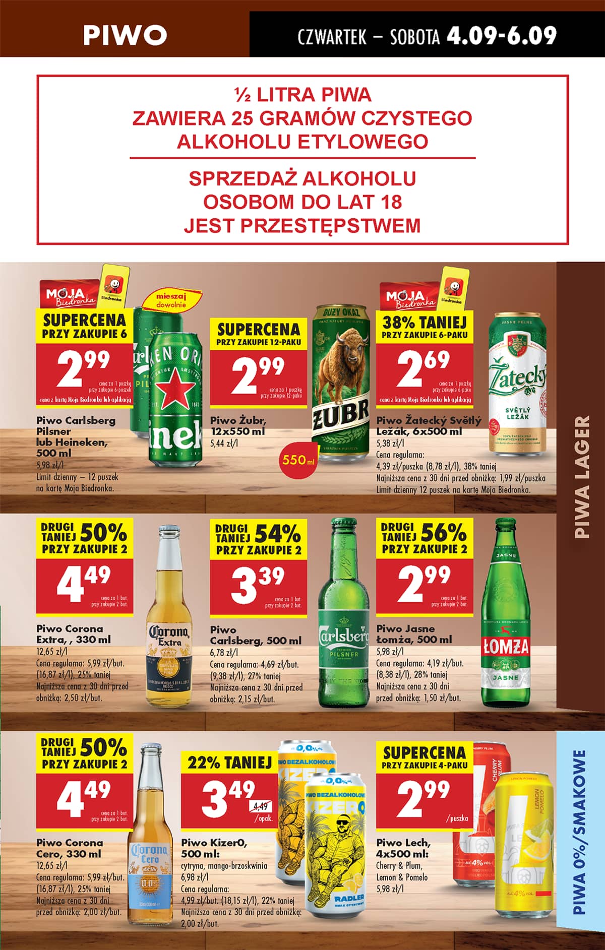 Biedronka - Biedronki niskie ceny P oferta od 04.09 69 puslapis