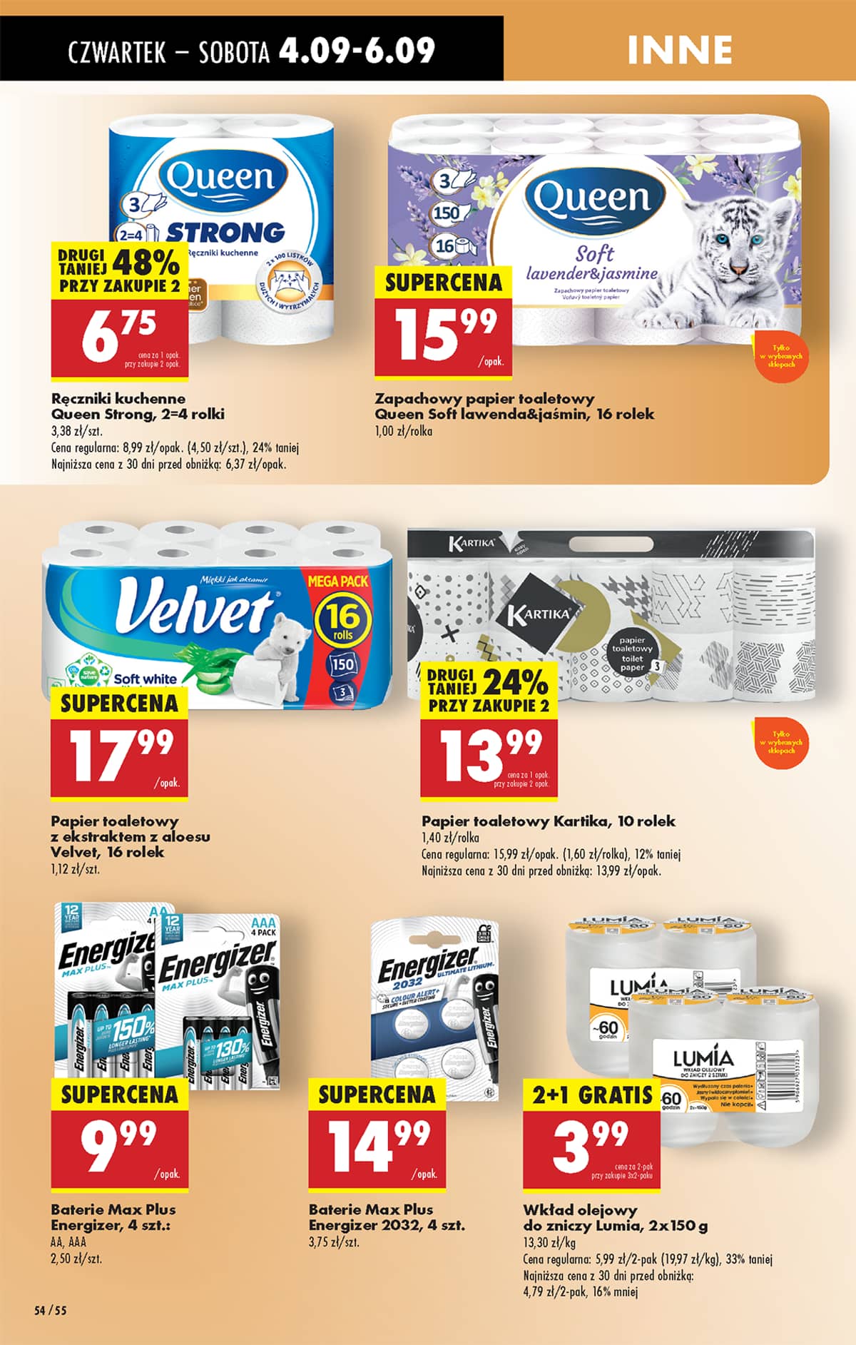 Biedronka - Biedronki niskie ceny P oferta od 04.09 76 puslapis