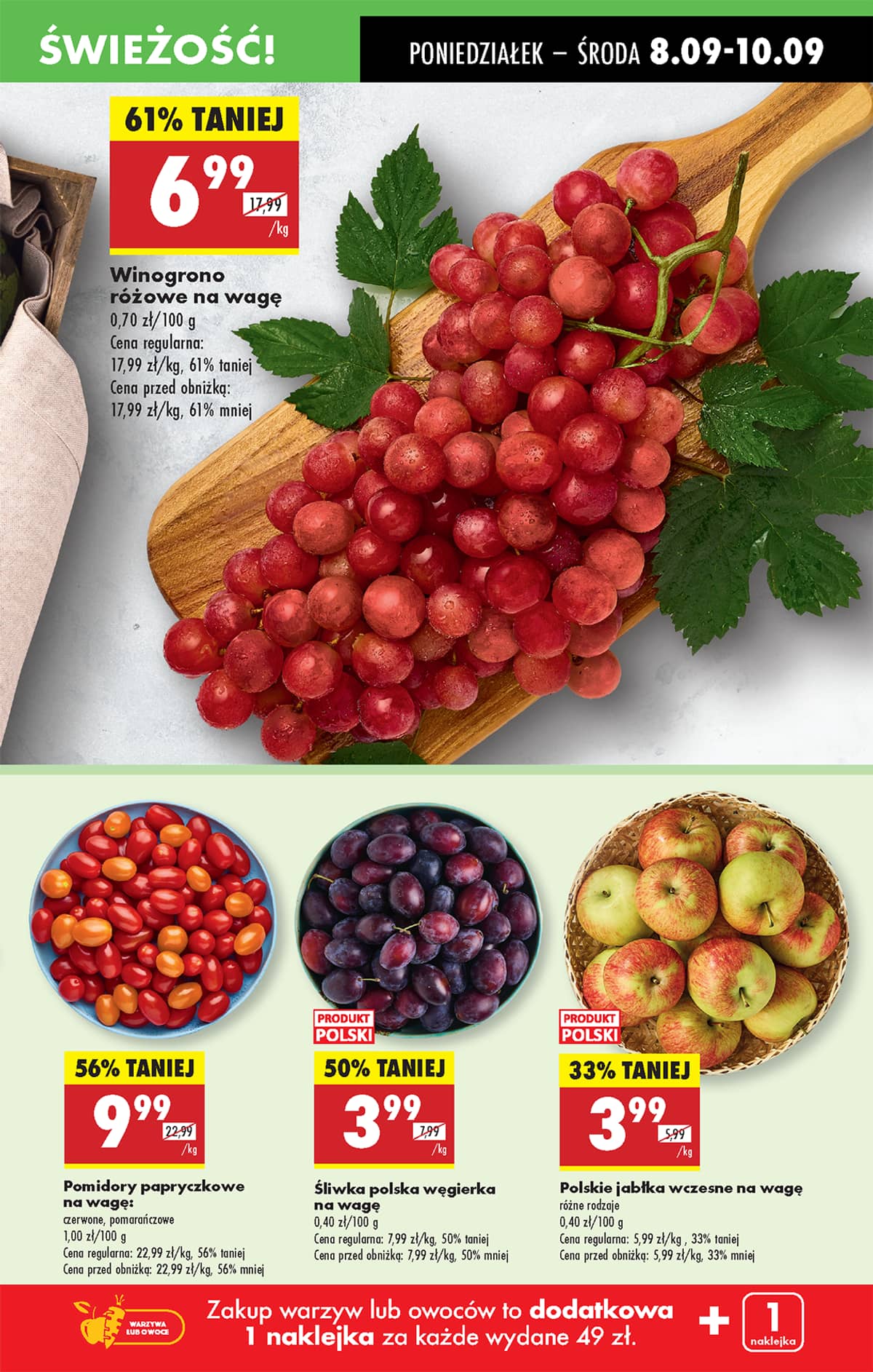 Biedronka - Biedronki niskie ceny P oferta od 08.09 17 puslapis