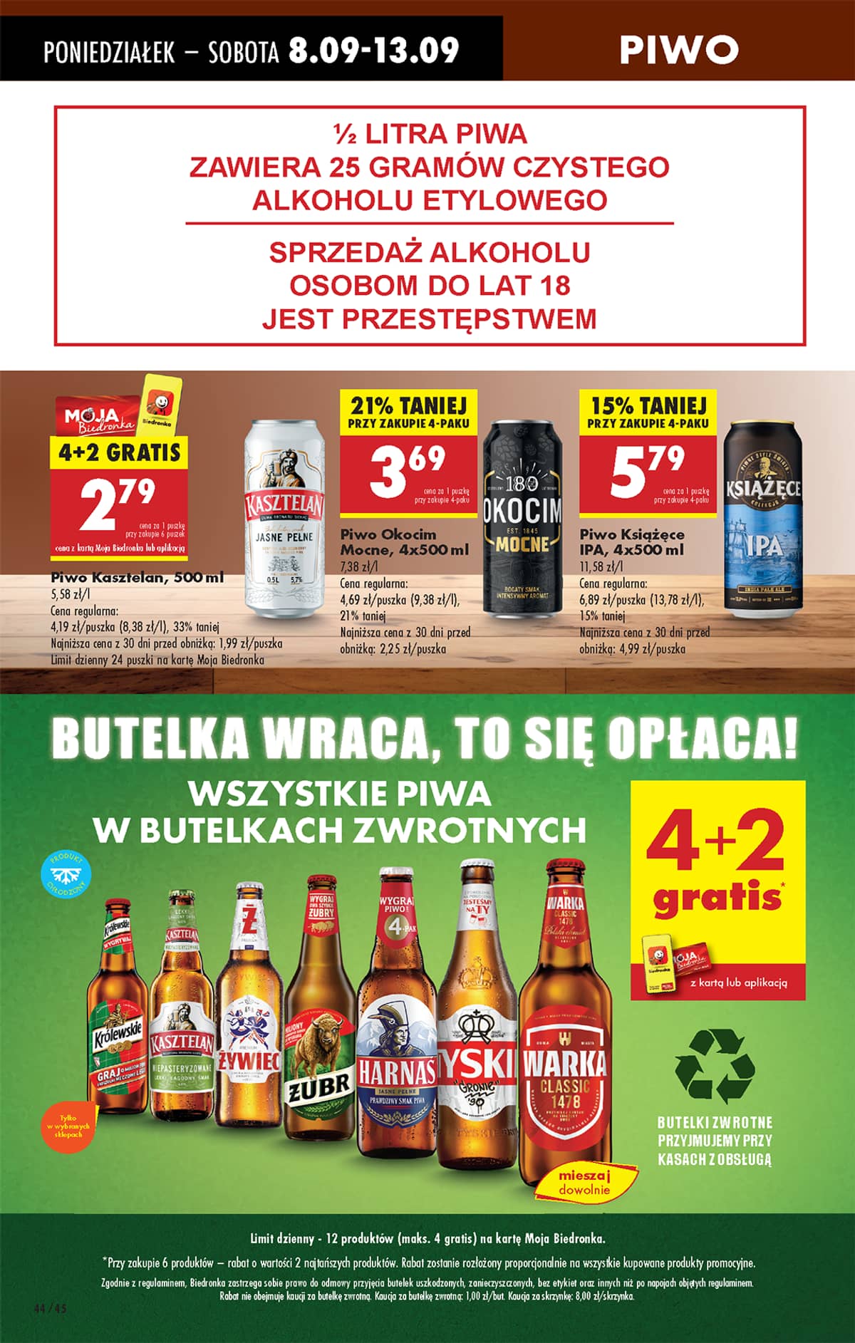 Biedronka - Biedronki niskie ceny P oferta od 08.09 52 puslapis