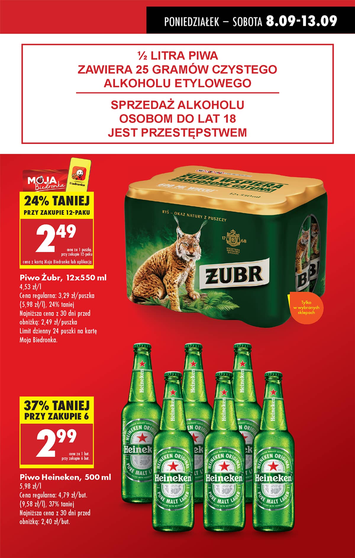Biedronka - Biedronki niskie ceny P oferta od 08.09 9 puslapis