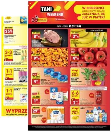 Biedronka - Tani weekend 12-13.09 2025-09-12 – 2025-09-13
