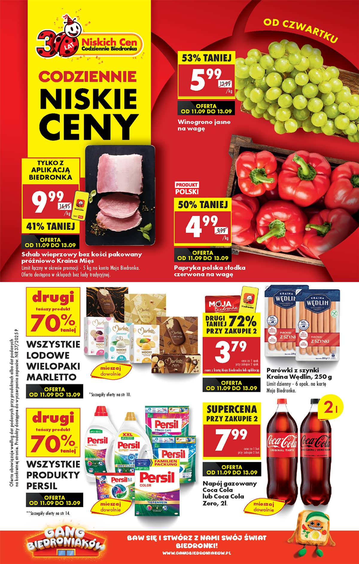 Biedronka - Biedronki niskie ceny P oferta od 11.09 1 puslapis