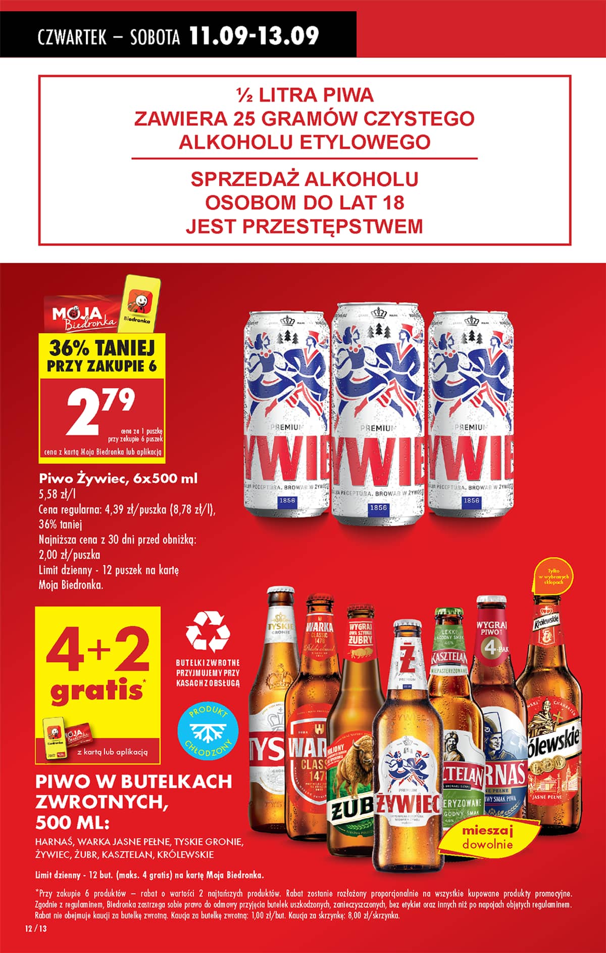 Biedronka - Biedronki niskie ceny P oferta od 11.09 14 puslapis
