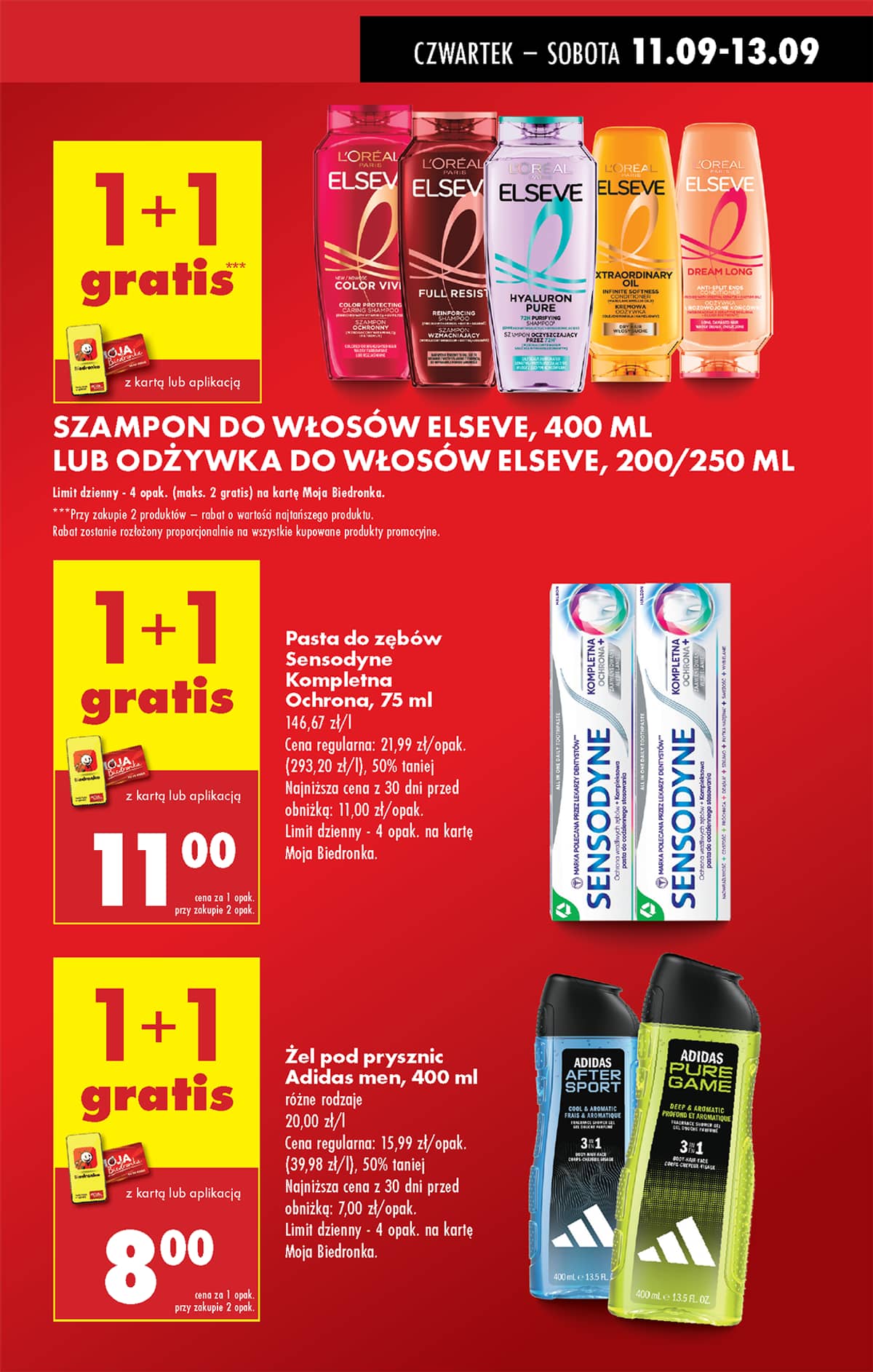 Biedronka - Biedronki niskie ceny P oferta od 11.09 19 puslapis
