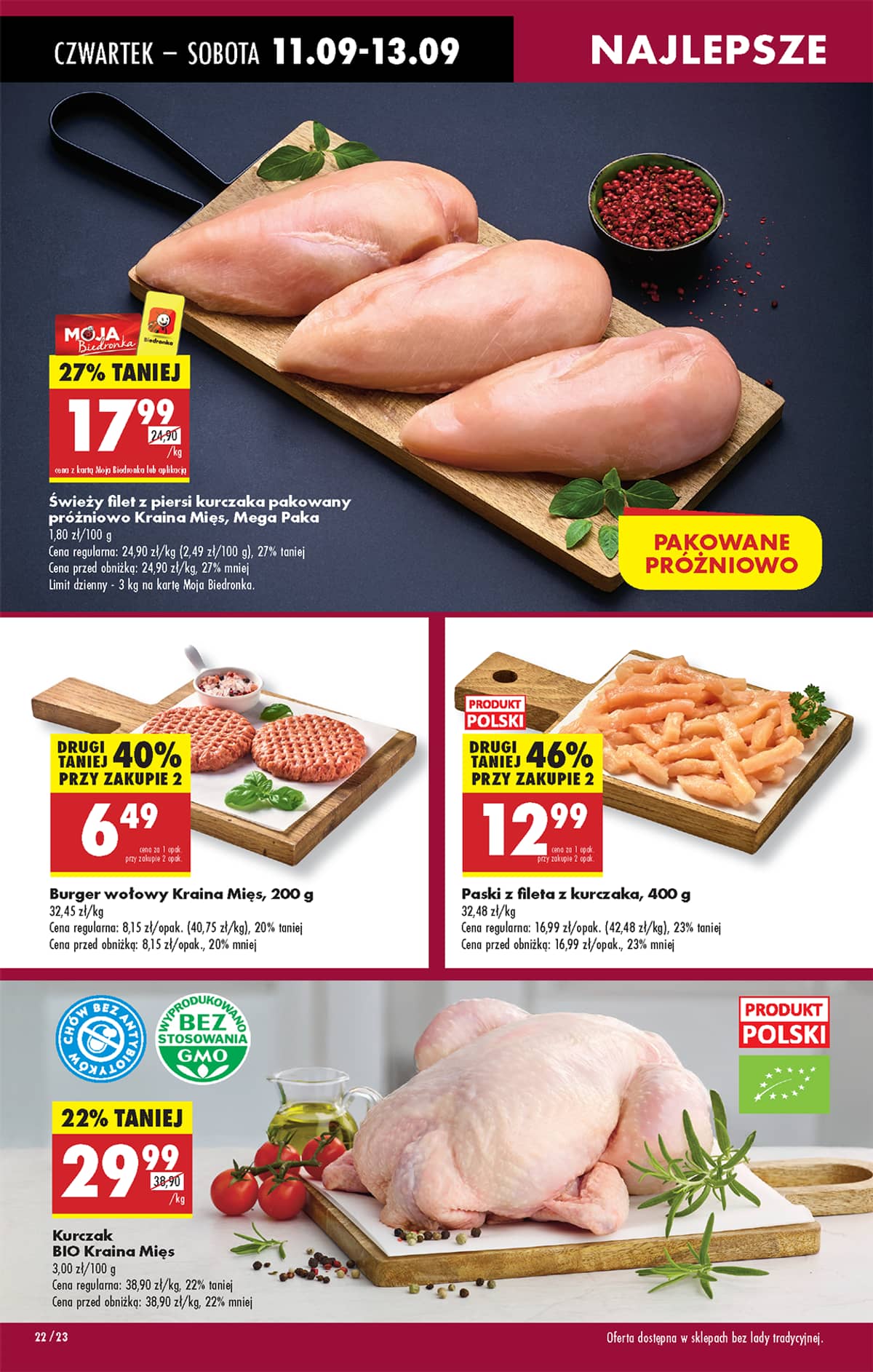Biedronka - Biedronki niskie ceny P oferta od 11.09 24 puslapis