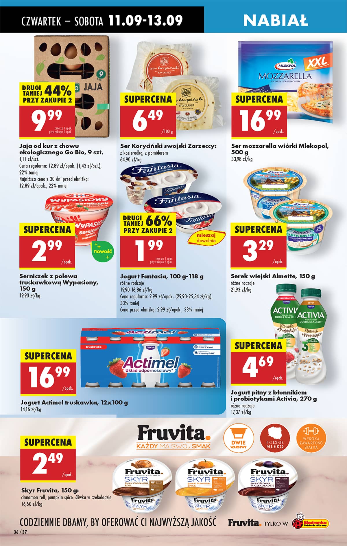 Biedronka - Biedronki niskie ceny P oferta od 11.09 40 puslapis