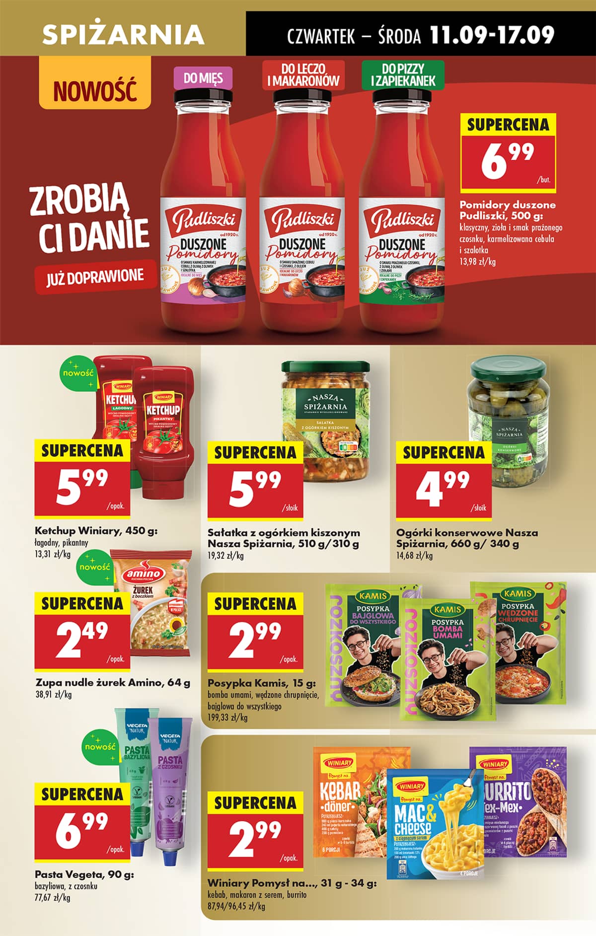 Biedronka - Biedronki niskie ceny P oferta od 11.09 45 puslapis