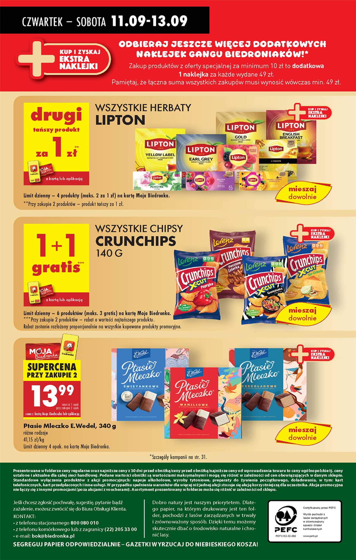 Biedronka - Biedronki niskie ceny P oferta od 11.09 71 puslapis