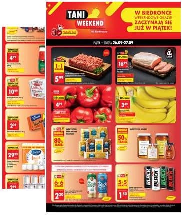 Biedronka - Tani weekend - 26-27.09 2025-09-26 – 2025-09-27