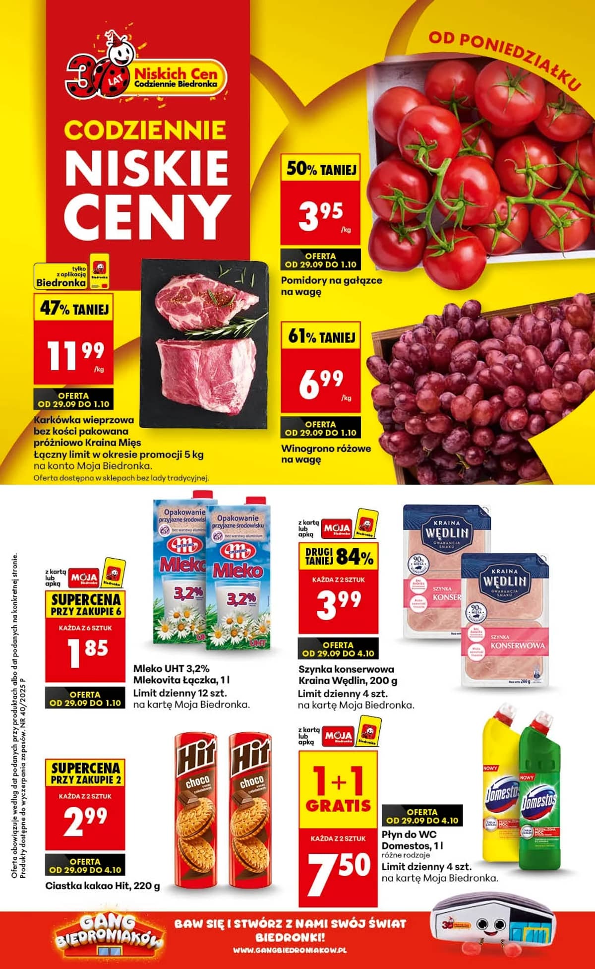 Biedronka - Biedronki niskie ceny P oferta od 29.09 1 puslapis