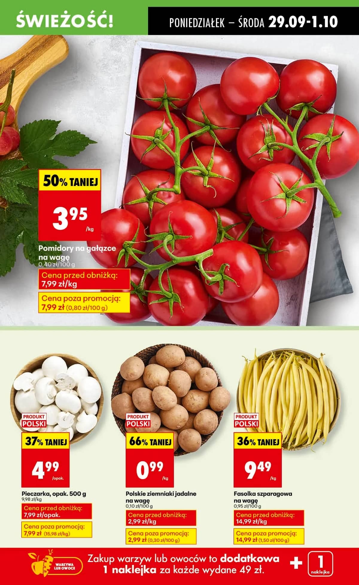 Biedronka - Biedronki niskie ceny P oferta od 29.09 21 puslapis