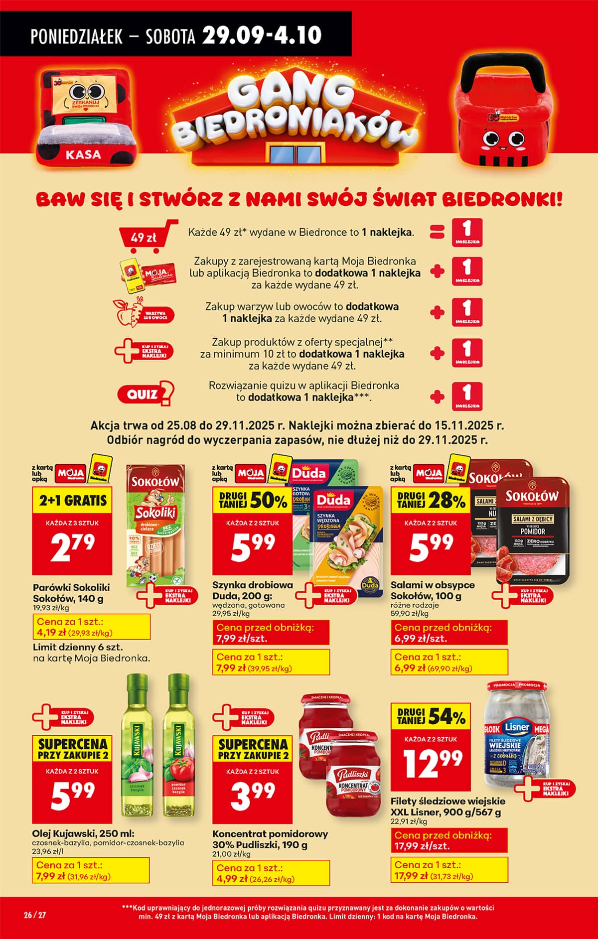 Biedronka - Biedronki niskie ceny P oferta od 29.09 38 puslapis