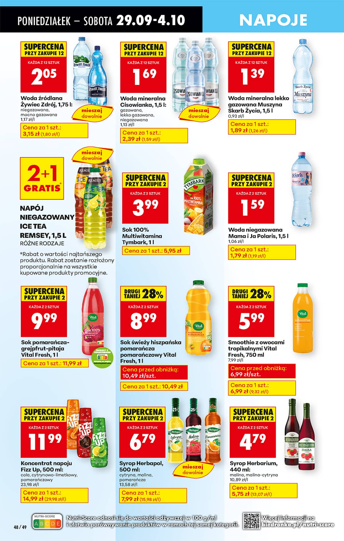 Biedronka - Biedronki niskie ceny P oferta od 29.09 64 puslapis