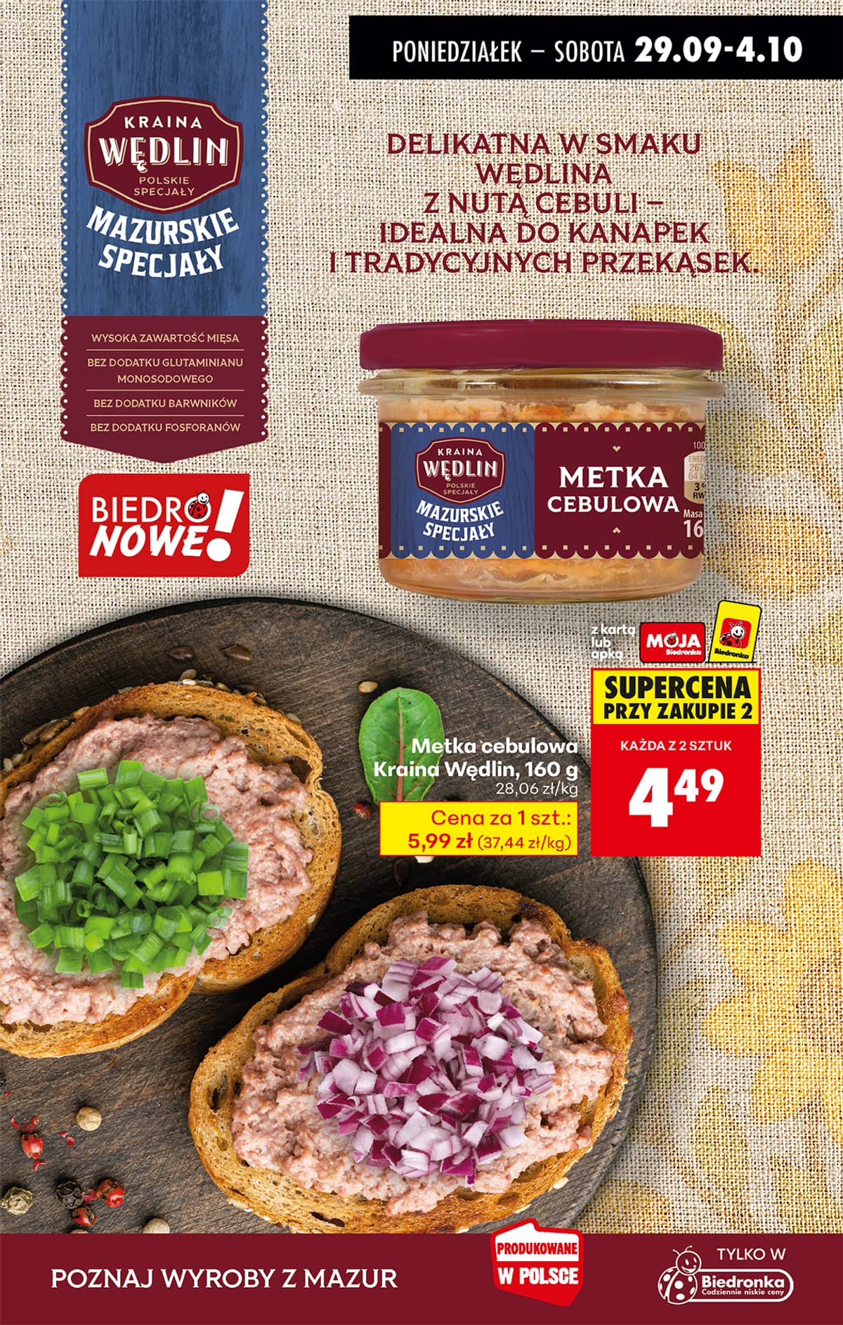 Biedronka - Biedronki niskie ceny P oferta od 29.09 85 puslapis