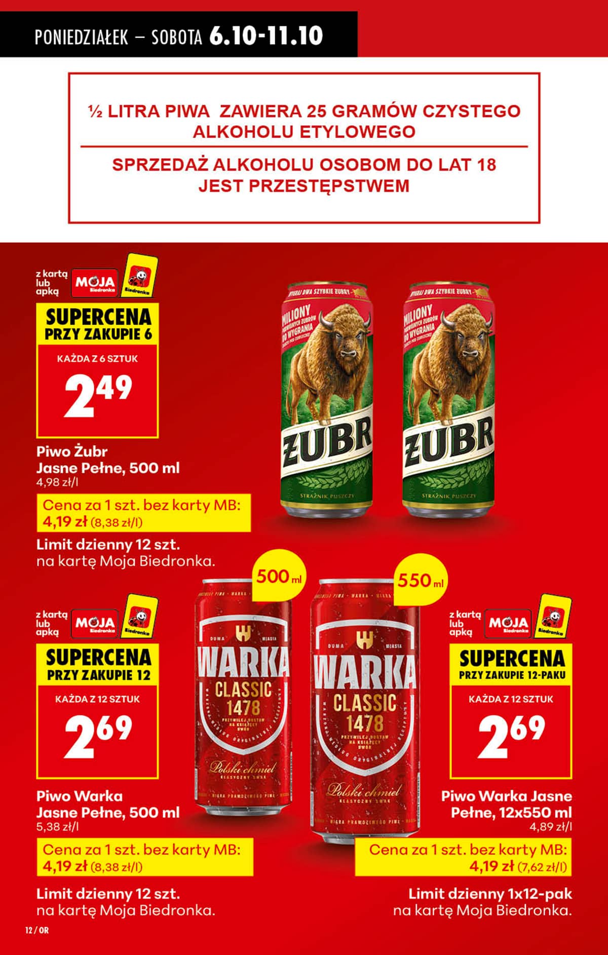 Biedronka - Biedronki niskie ceny P oferta od 06.10 15 puslapis