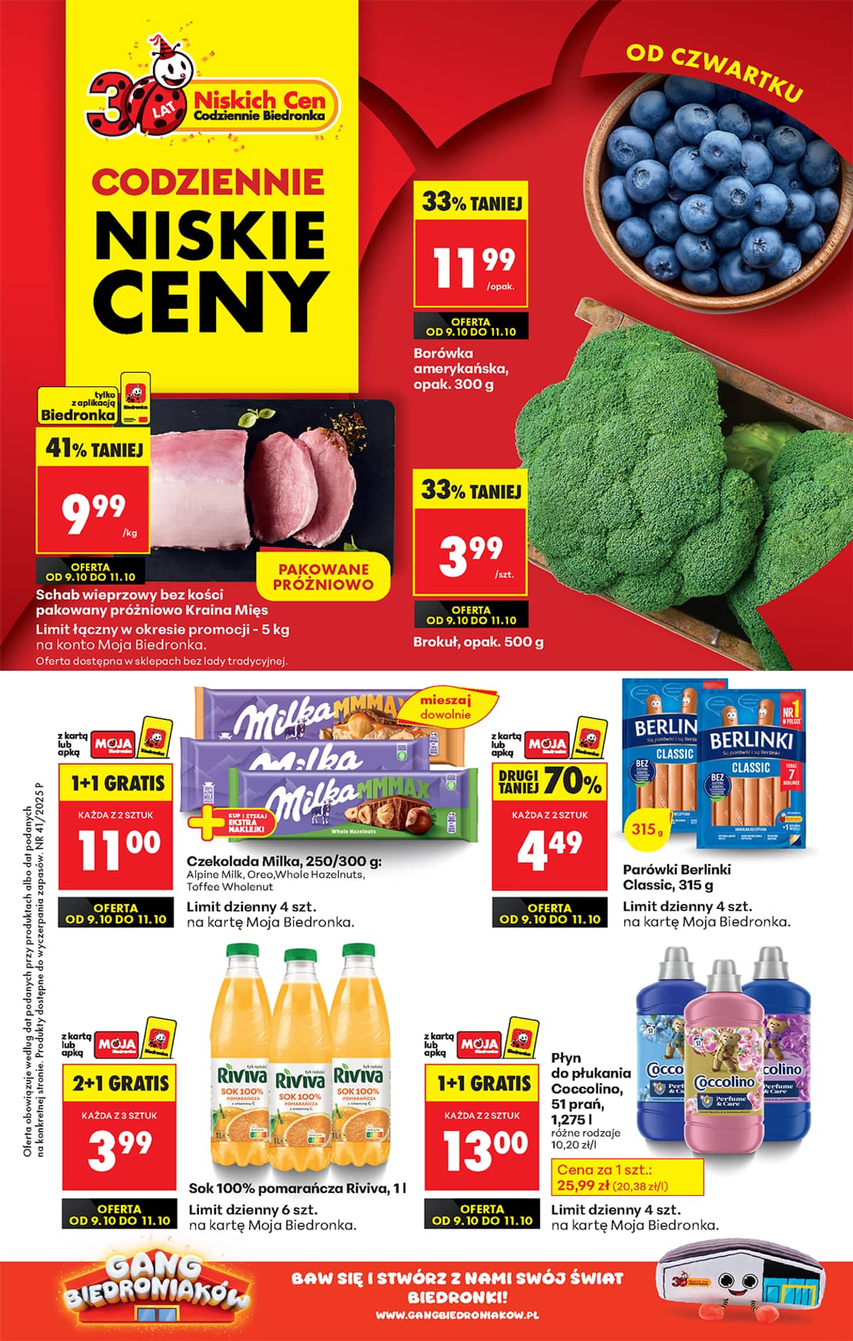 Biedronka - Biedronki niskie ceny P oferta od 09.10 1 puslapis