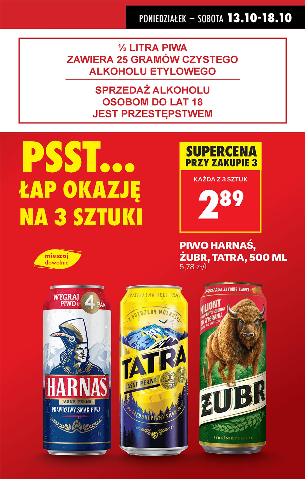 Biedronka - Biedronki niskie ceny P oferta od 13.10 13 puslapis
