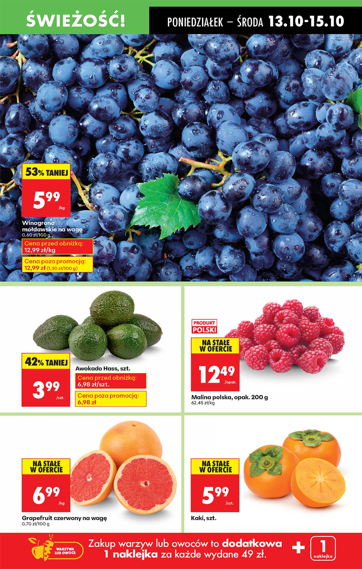 Biedronka - Biedronki niskie ceny P oferta od 13.10 23 puslapis